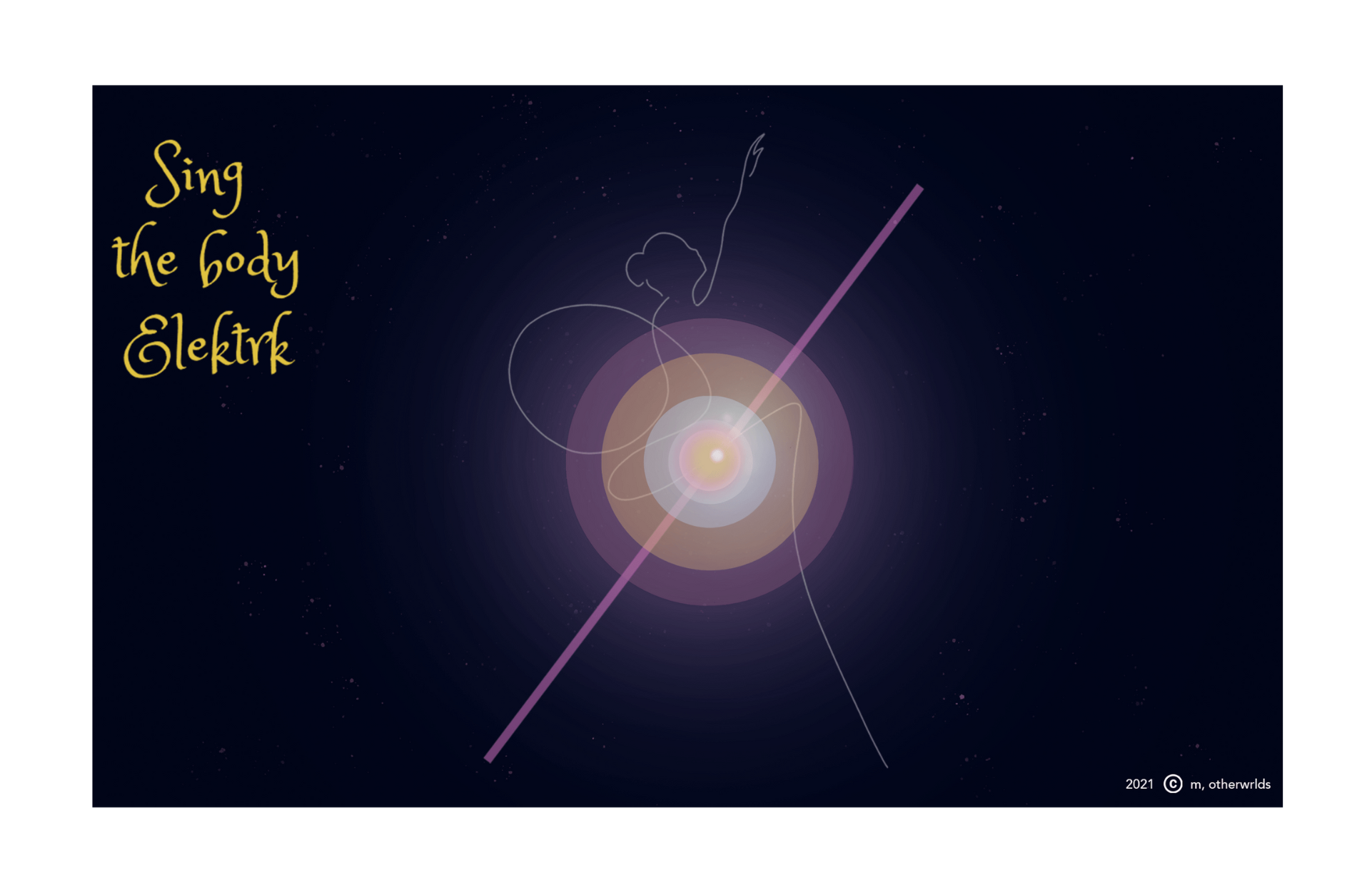 sing the body Elektrk, Art Print
