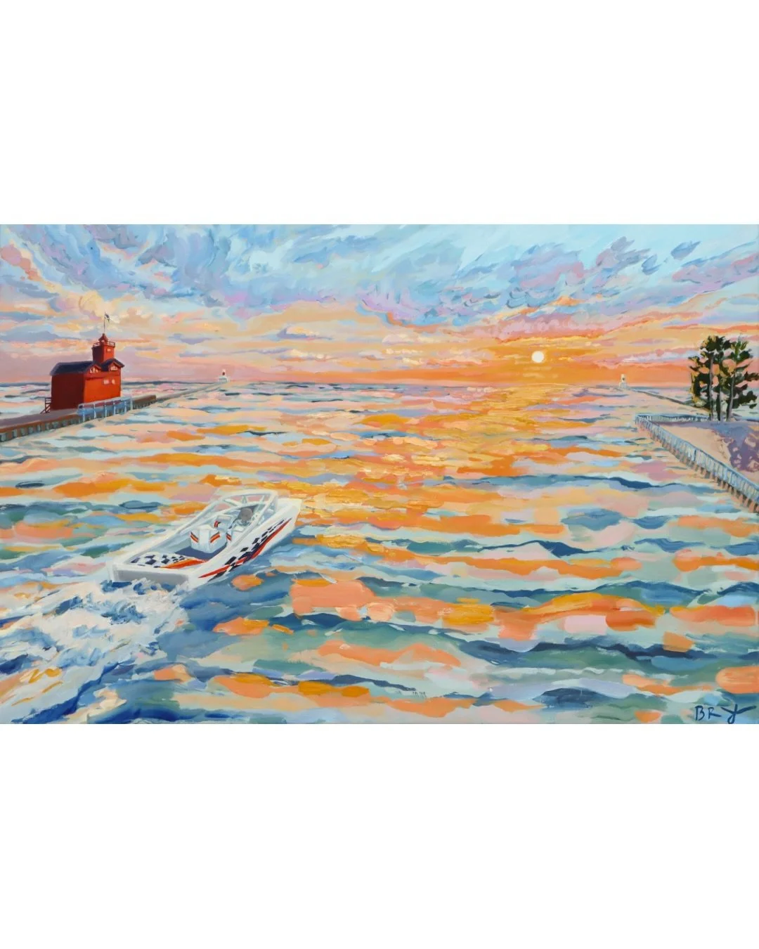 &ldquo;Live and Believe&rdquo;
36x24&rdquo; oil on linen.

A commissioned painting honoring the life of the clients&rsquo; beloved father. This work is a celebration of the joy with which he lived and his journey into everlasting light. It was an hon