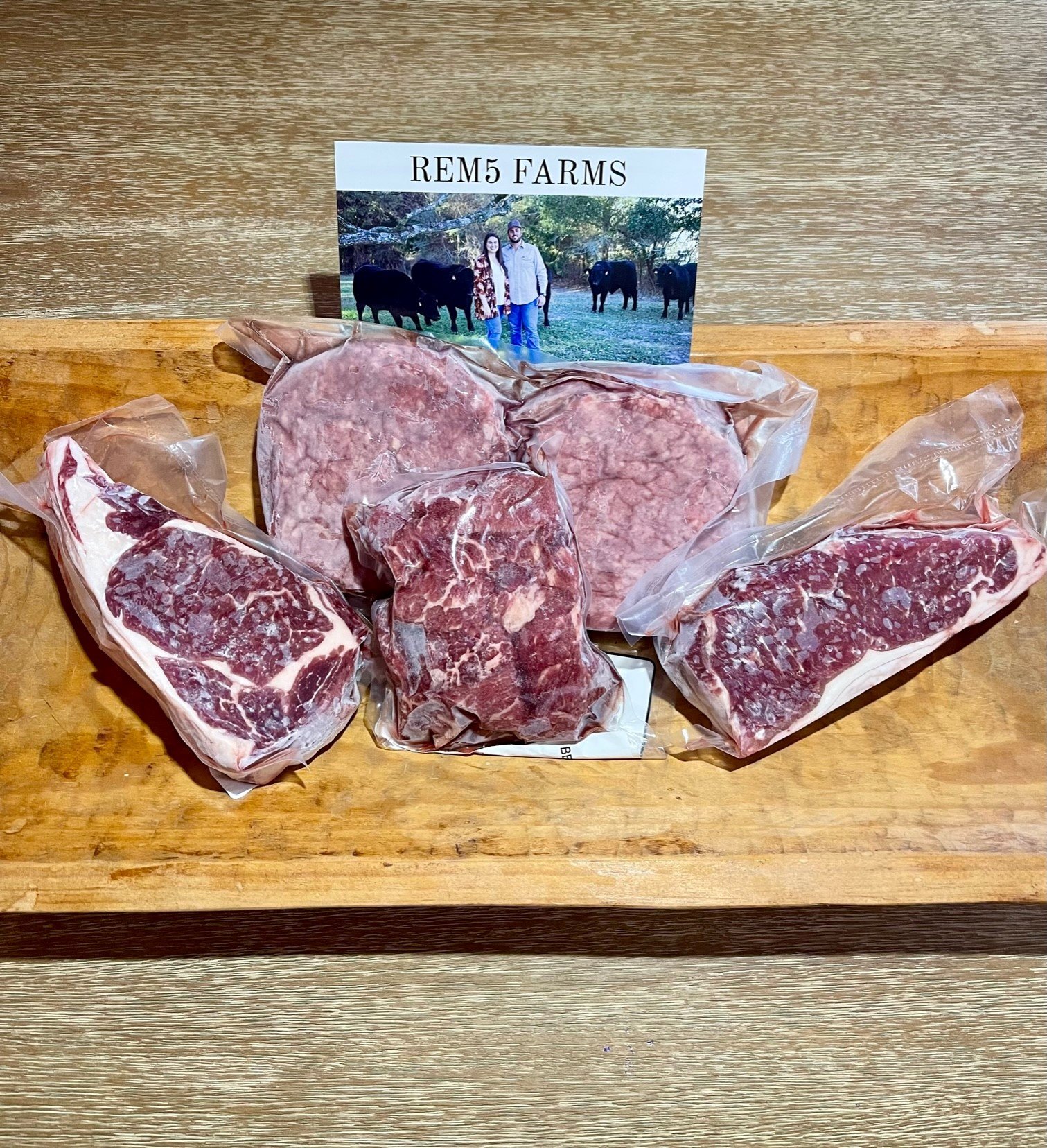 REM5 Farms - Premium Steak and Burger Box - Regular Size