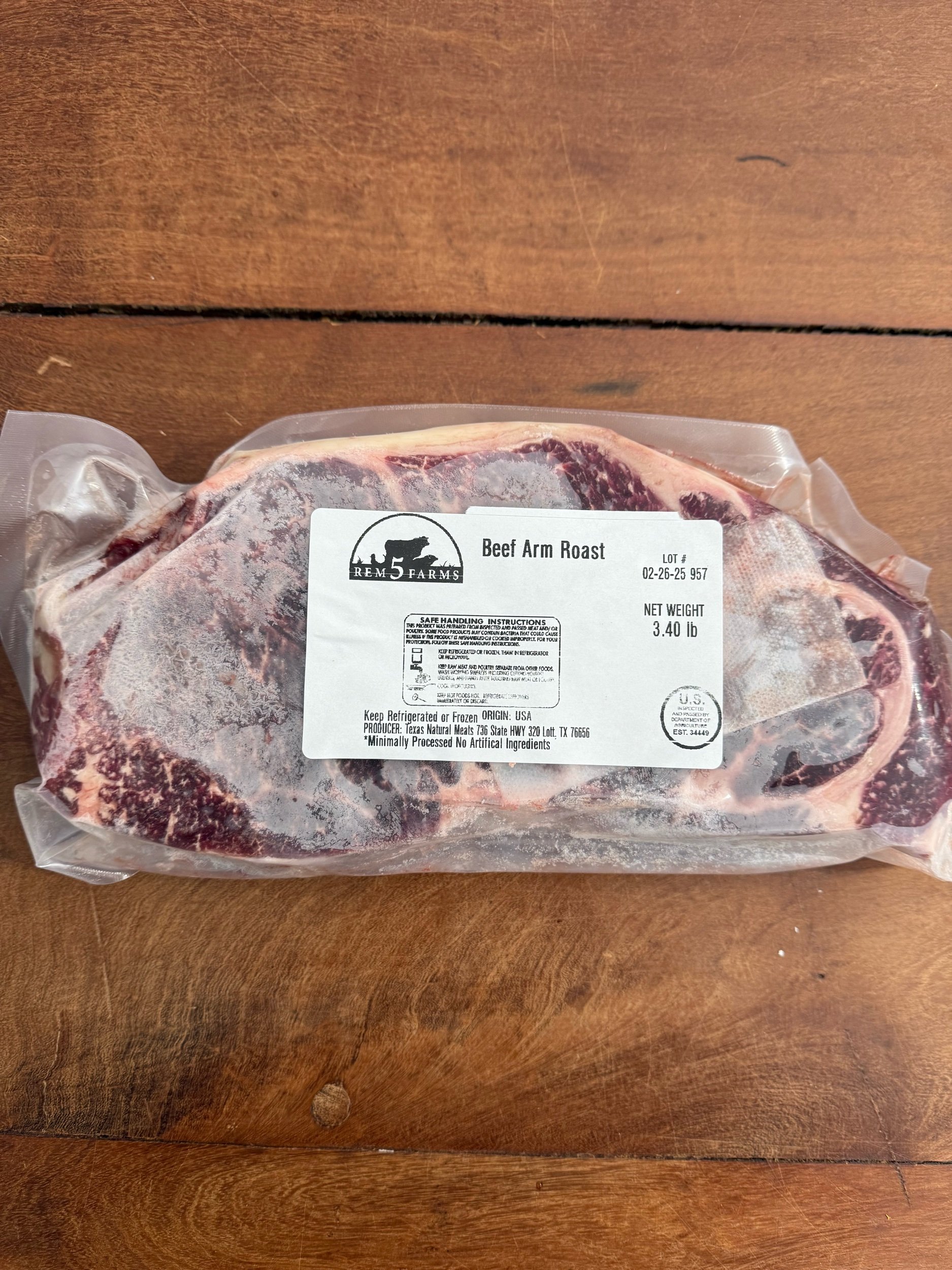 REM5 Farms - Wagyu Arm Roast - Bone-In