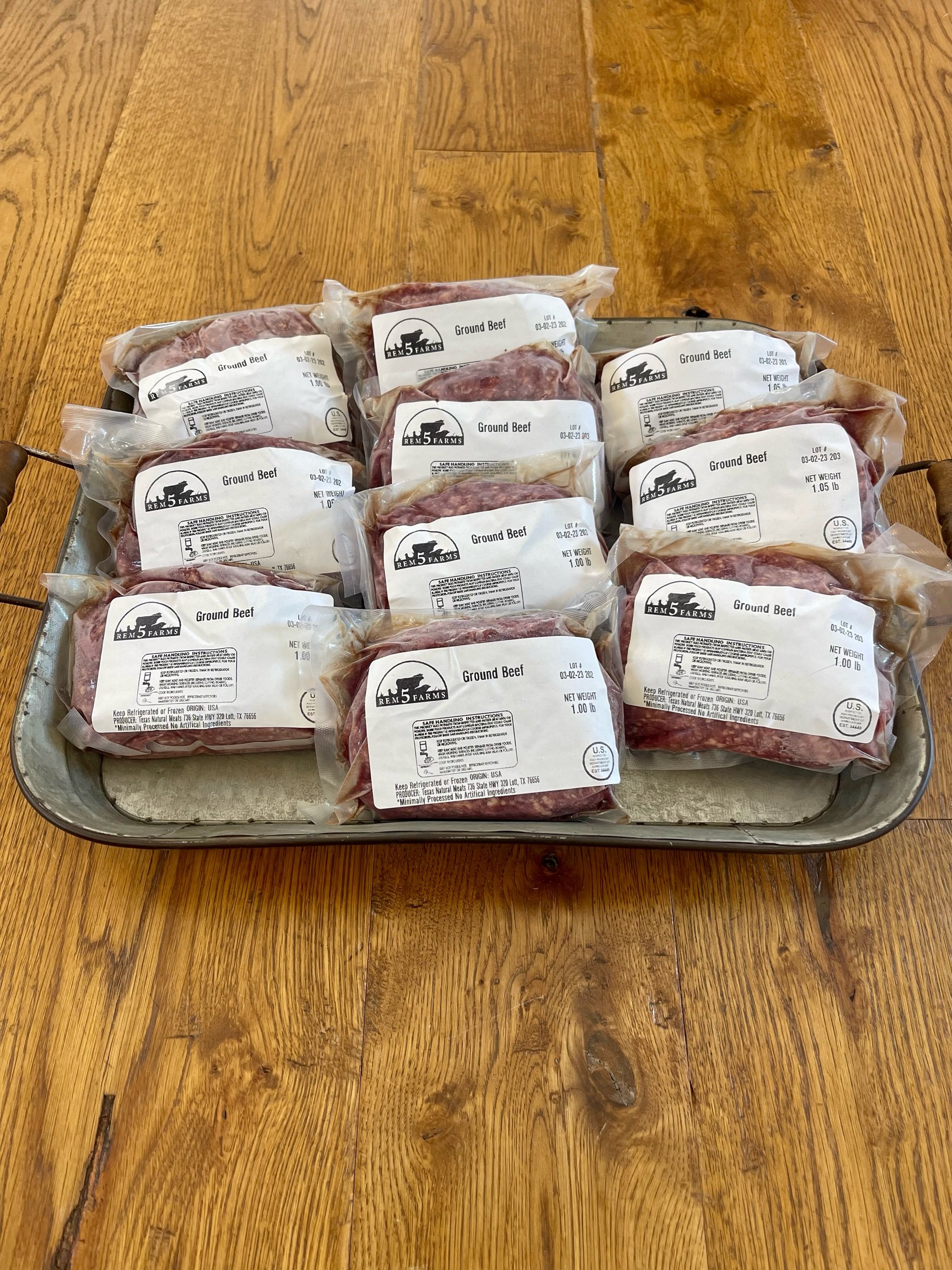 REM5 Farms - Wagyu Dry Aged Ground Beef 10lb Box