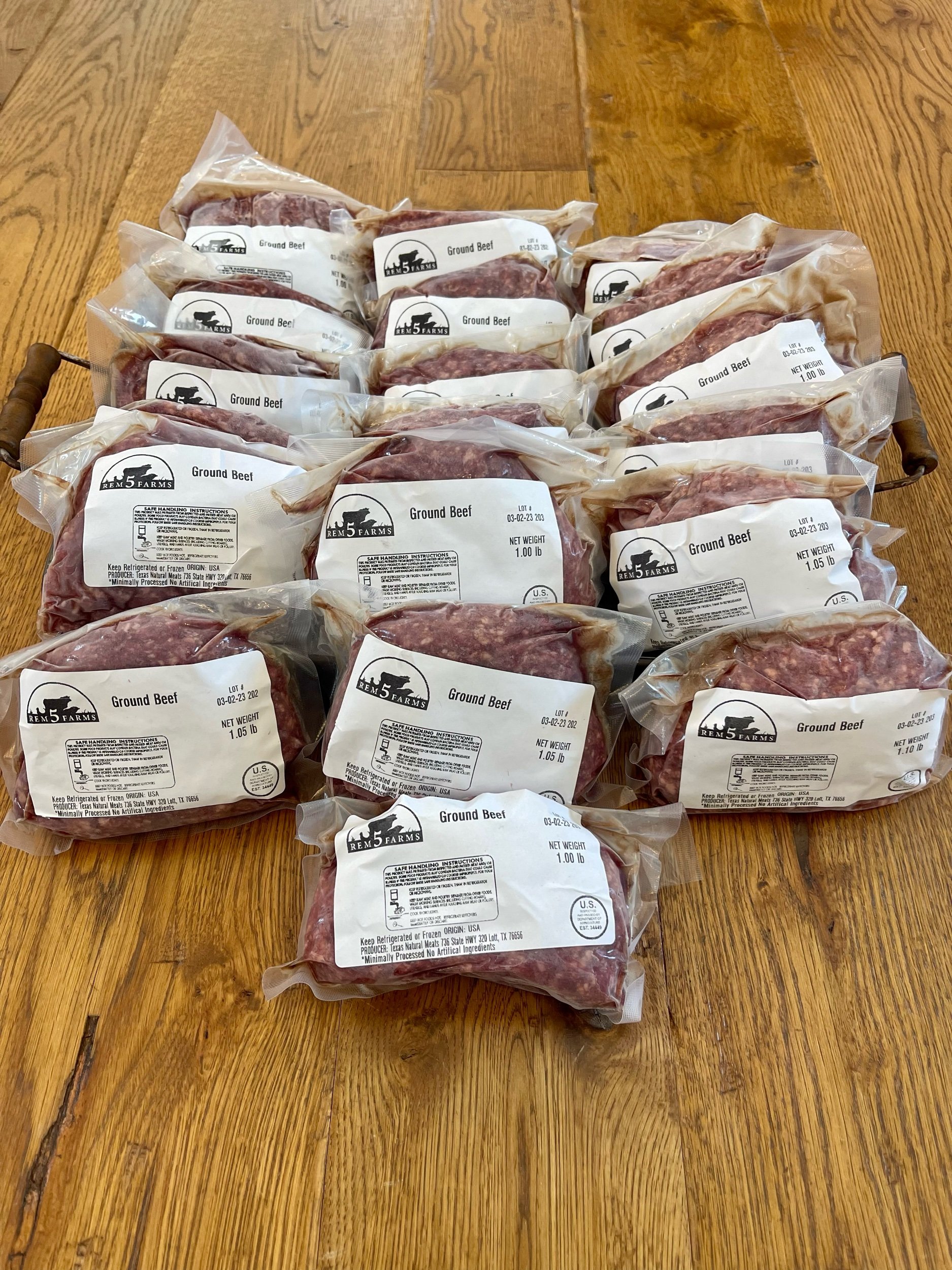 REM5 Farms - Wagyu Dry Aged Ground Beef 20lb Box