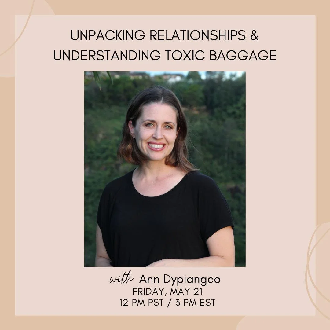 Connection and relationships are vital to our well-being. Do you know what the differences are between a healthy and unhealthy relationship? What does a toxic relationship look like to you? We will unpack it all with Ann Dypiangco.⁠
⁠
Ann is the foun