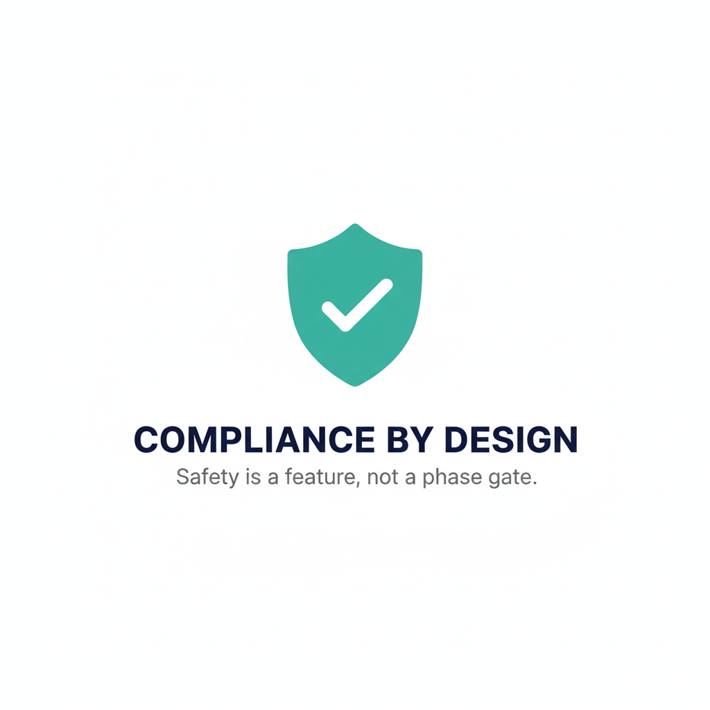 The False Choice Between Speed and Regulatory Safety: Why Compliance Must Be a Design Constraint, Not a Checkpoint