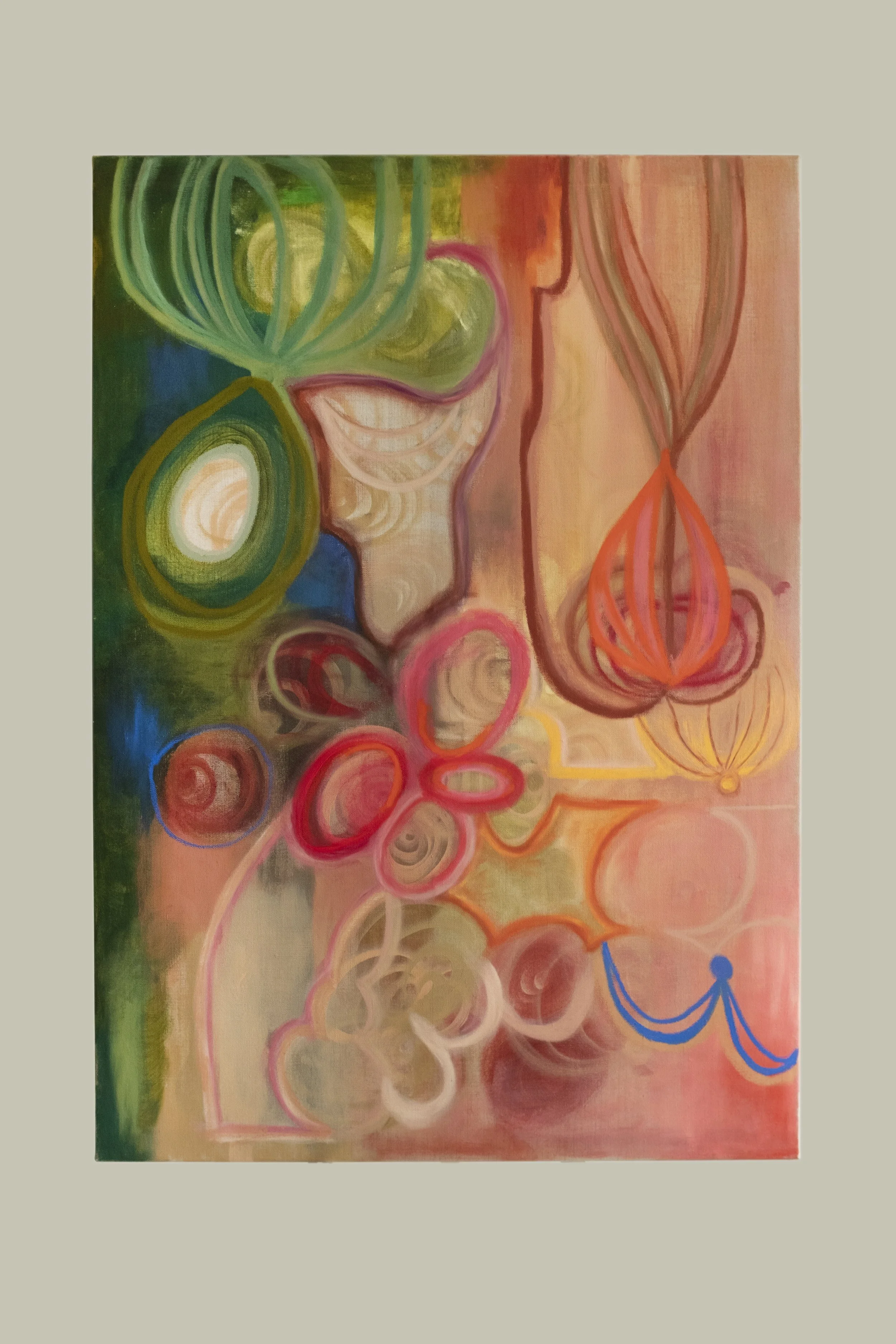 oil stick on canvas 100x190