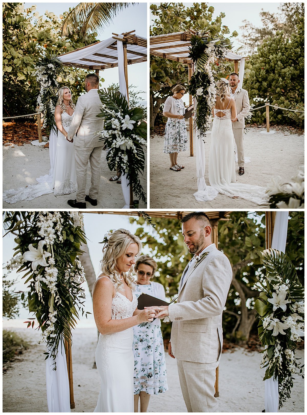 Wedding Ceremony at Fort Zachary Taylor