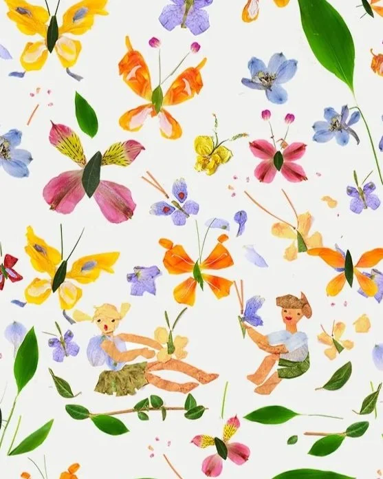 Summer is chasing butterflies barefoot
