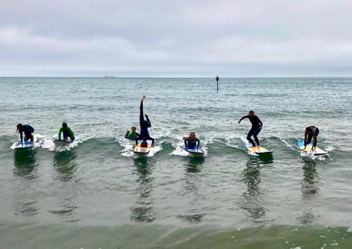 The Wight Water crew testing out the conditions 🏄🏼&zwj;♂️🏄🏻&zwj;♀️☀️
Evidently some of our team prefer to surf with a different approach 😃

#isleofwightsurf #surflessons #surfhire #isleofwight #beachlife