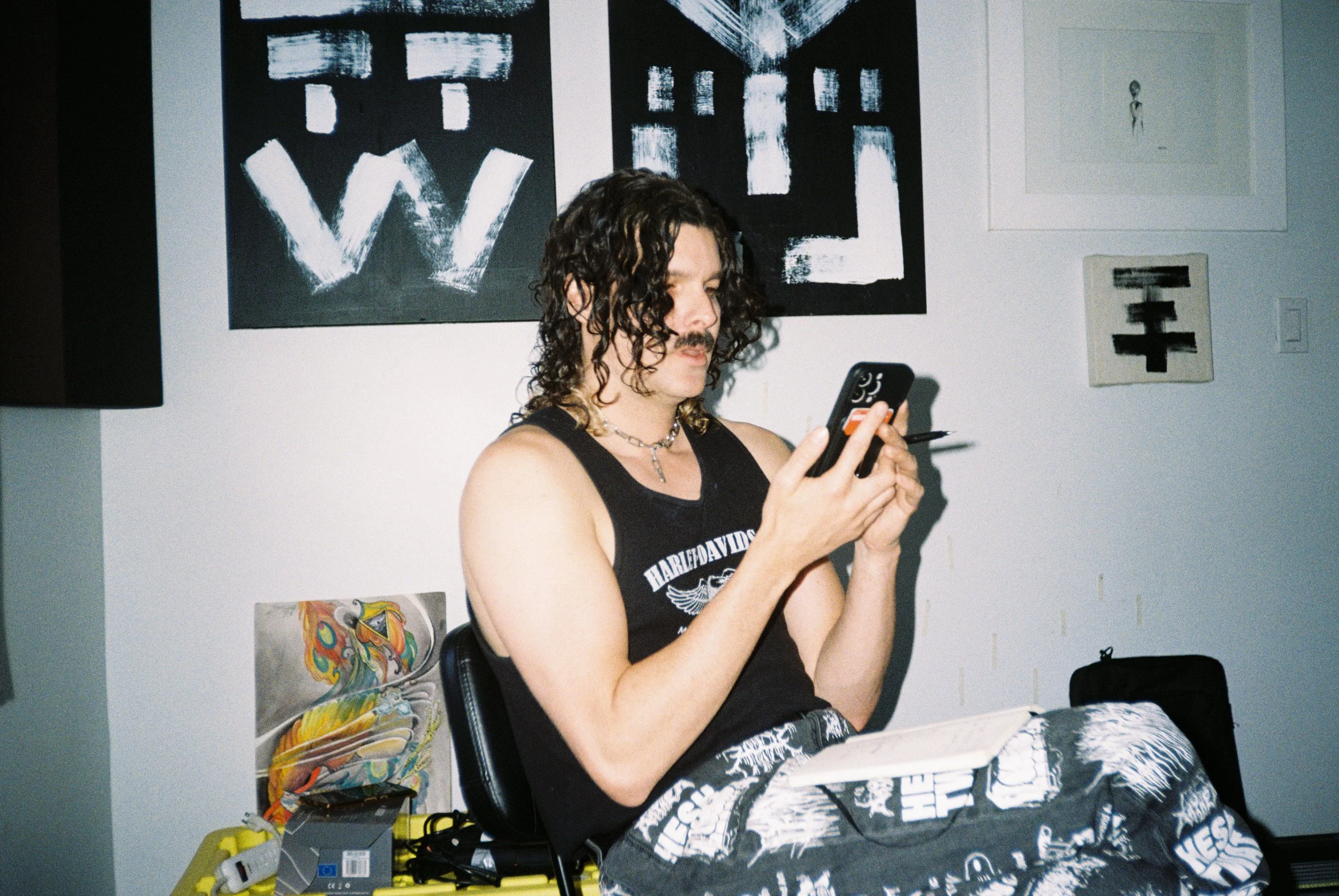 I was taking photos of Boy Deluxe in our song writting session, they grabbed my camera and took a photo of me :)