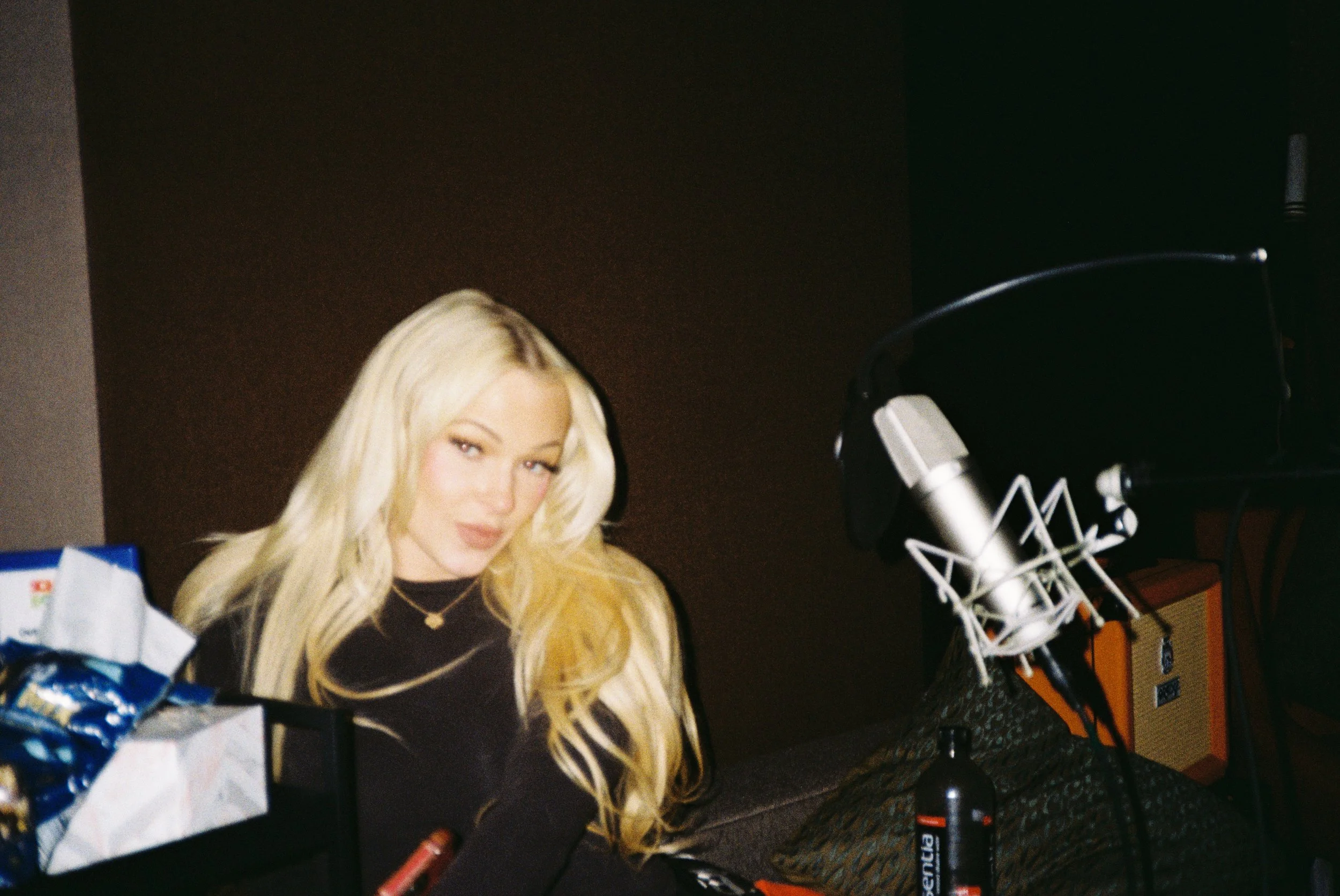 Sophia Dashing song writing session LA