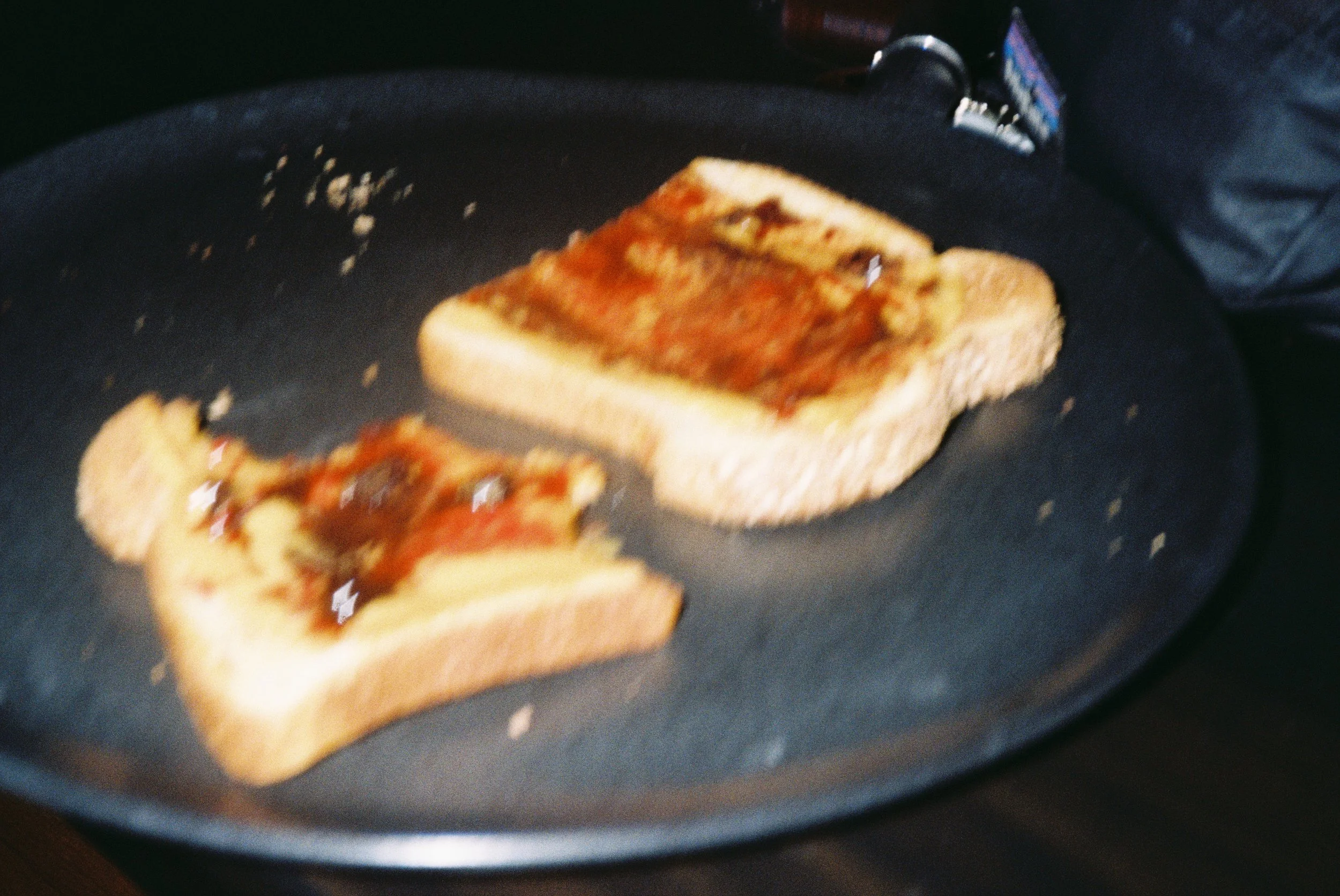 my first peanut butter and jelly. made by Boy Deluxe at our song writing session in LA
