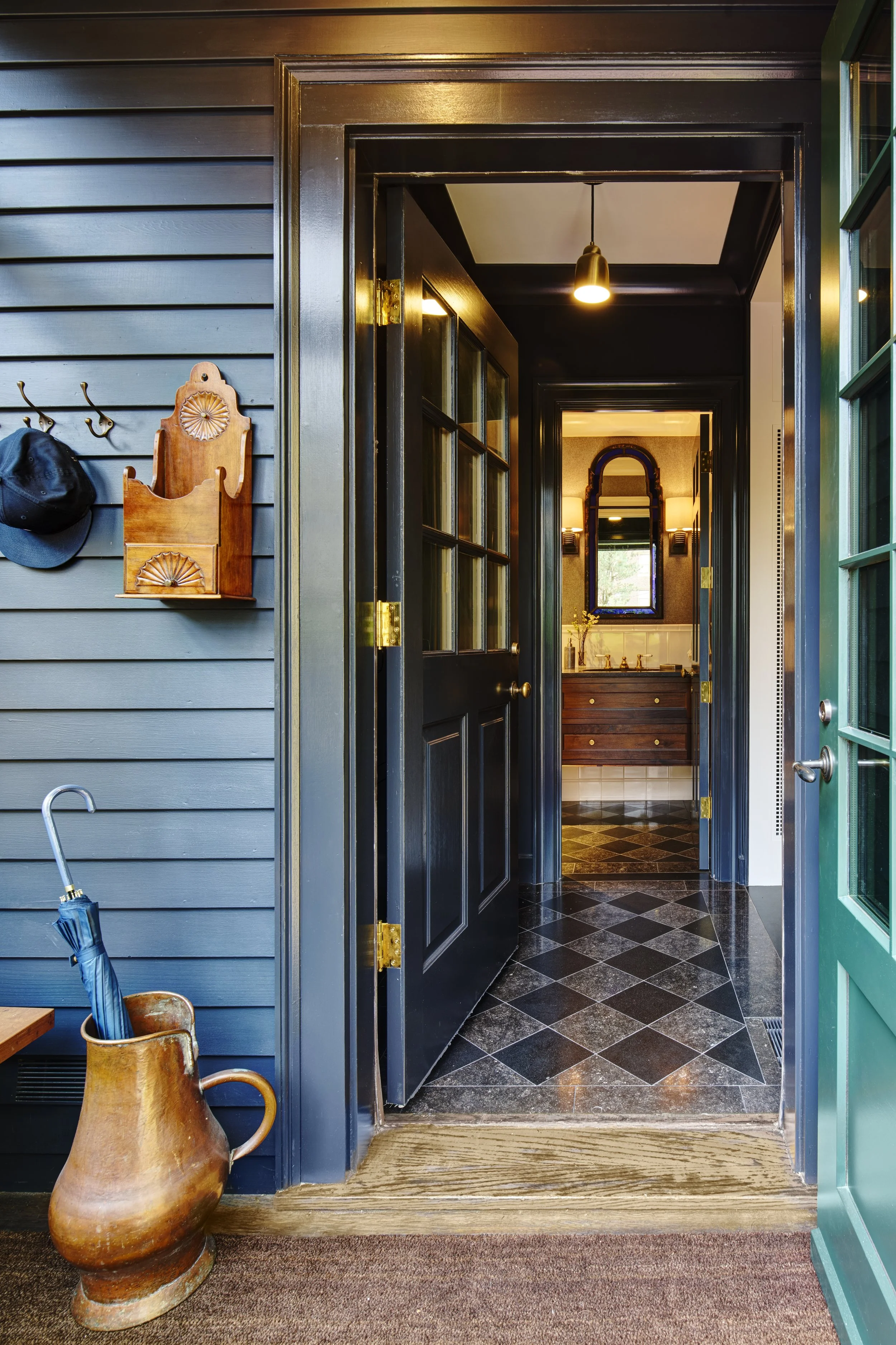 A view through the front door