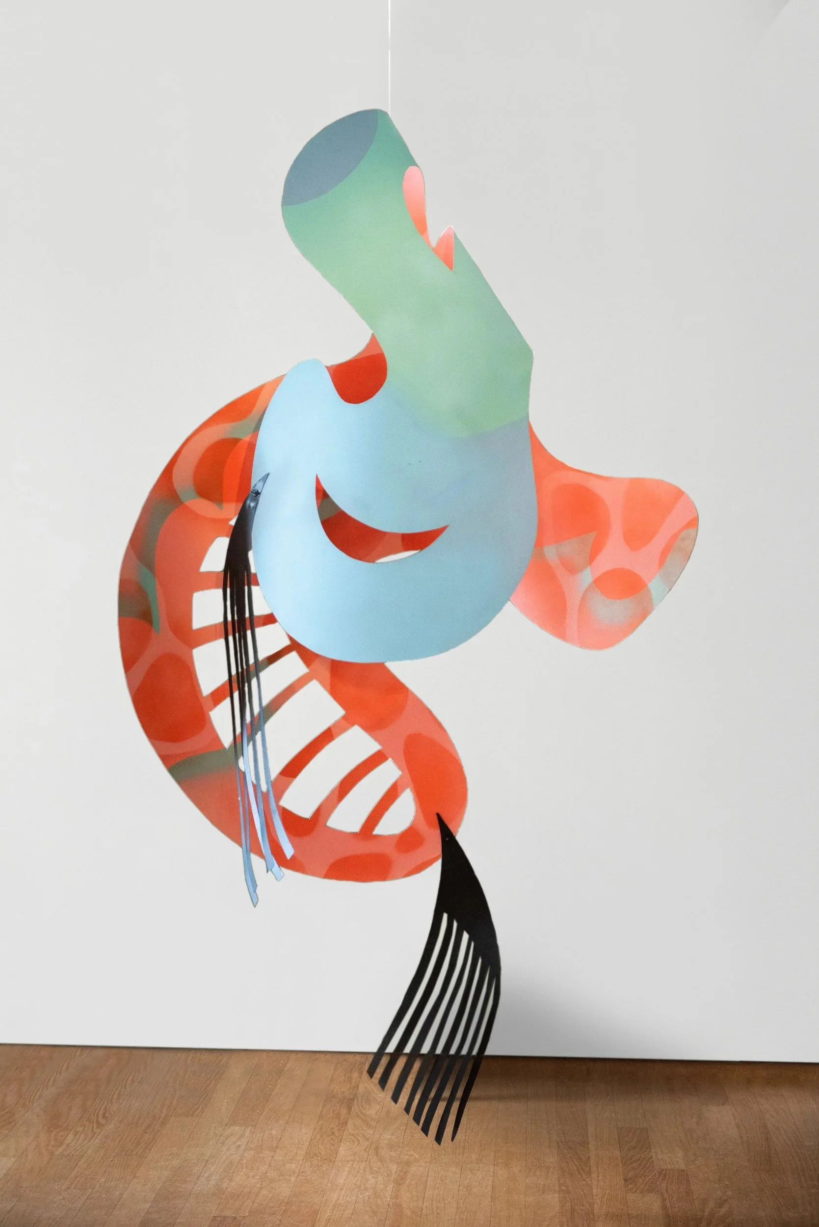 More suspended and wall-hung sculpture