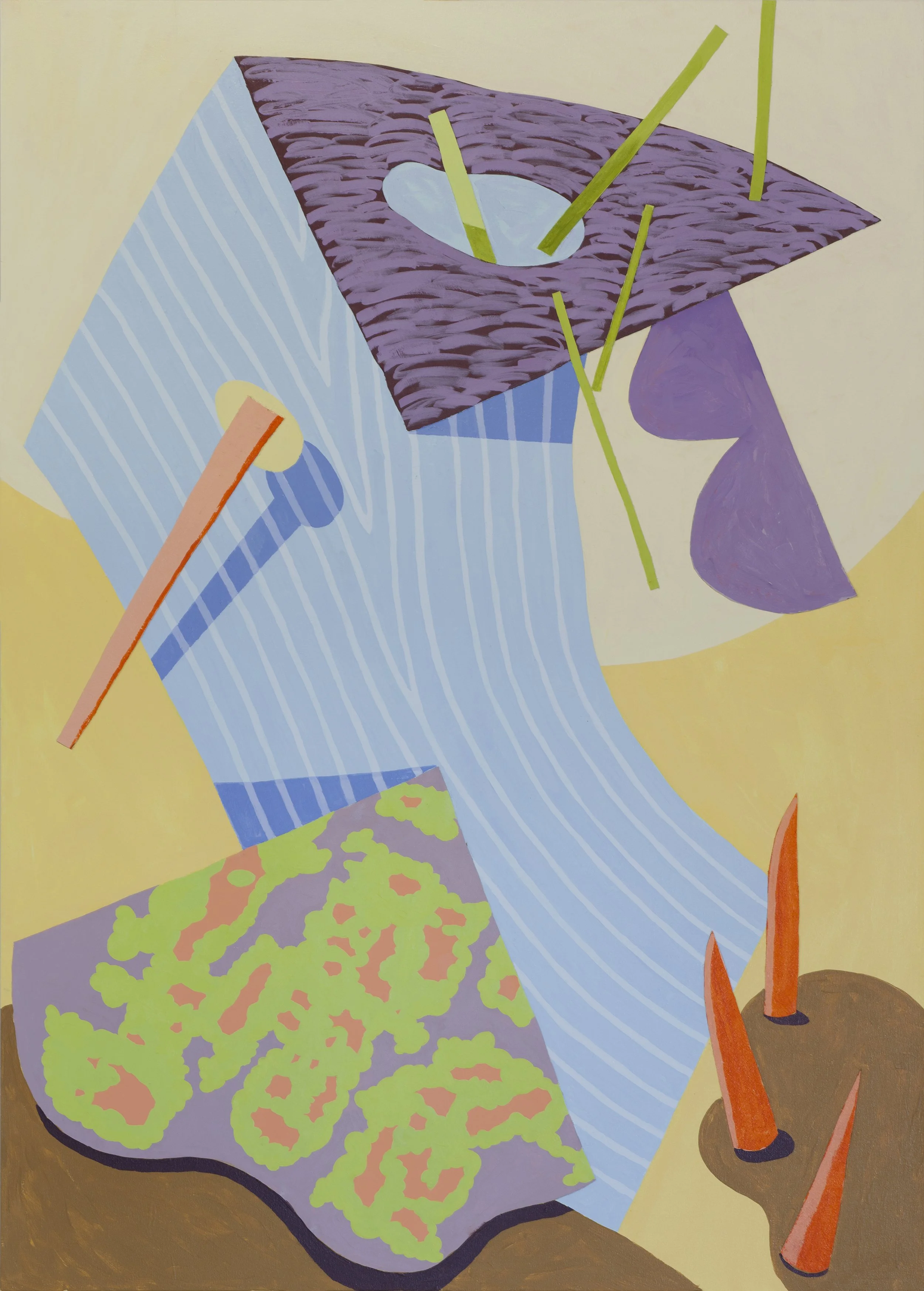 Beach Comber, acrylic on canvas, 70" x 60"