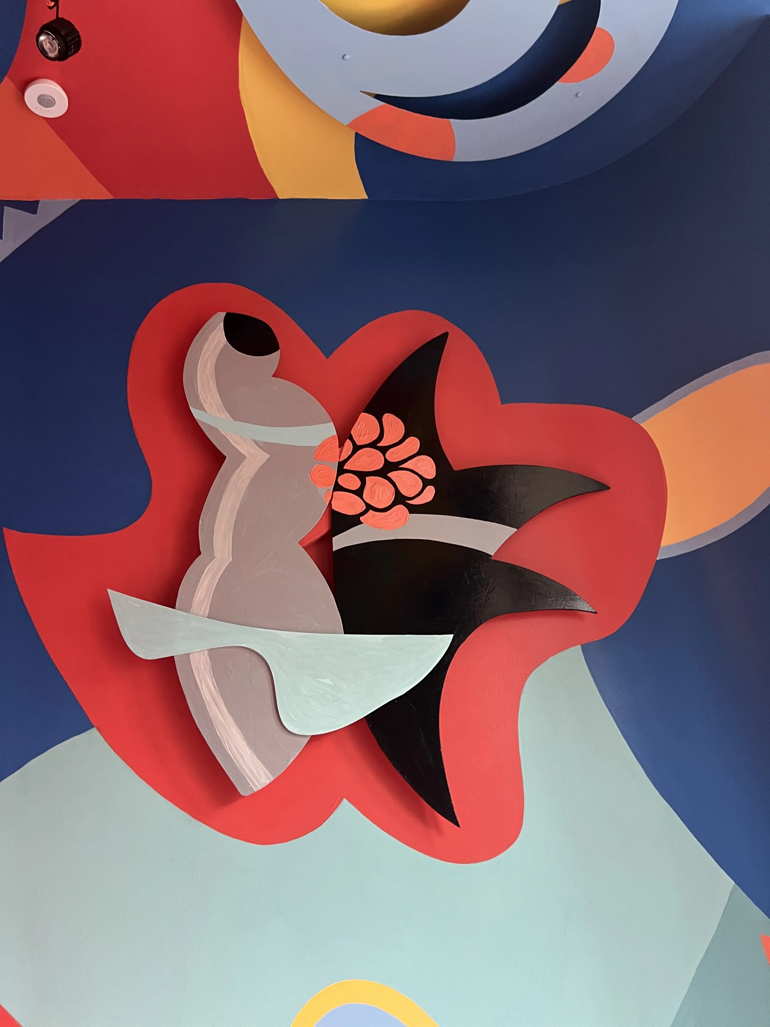 Installation on mural