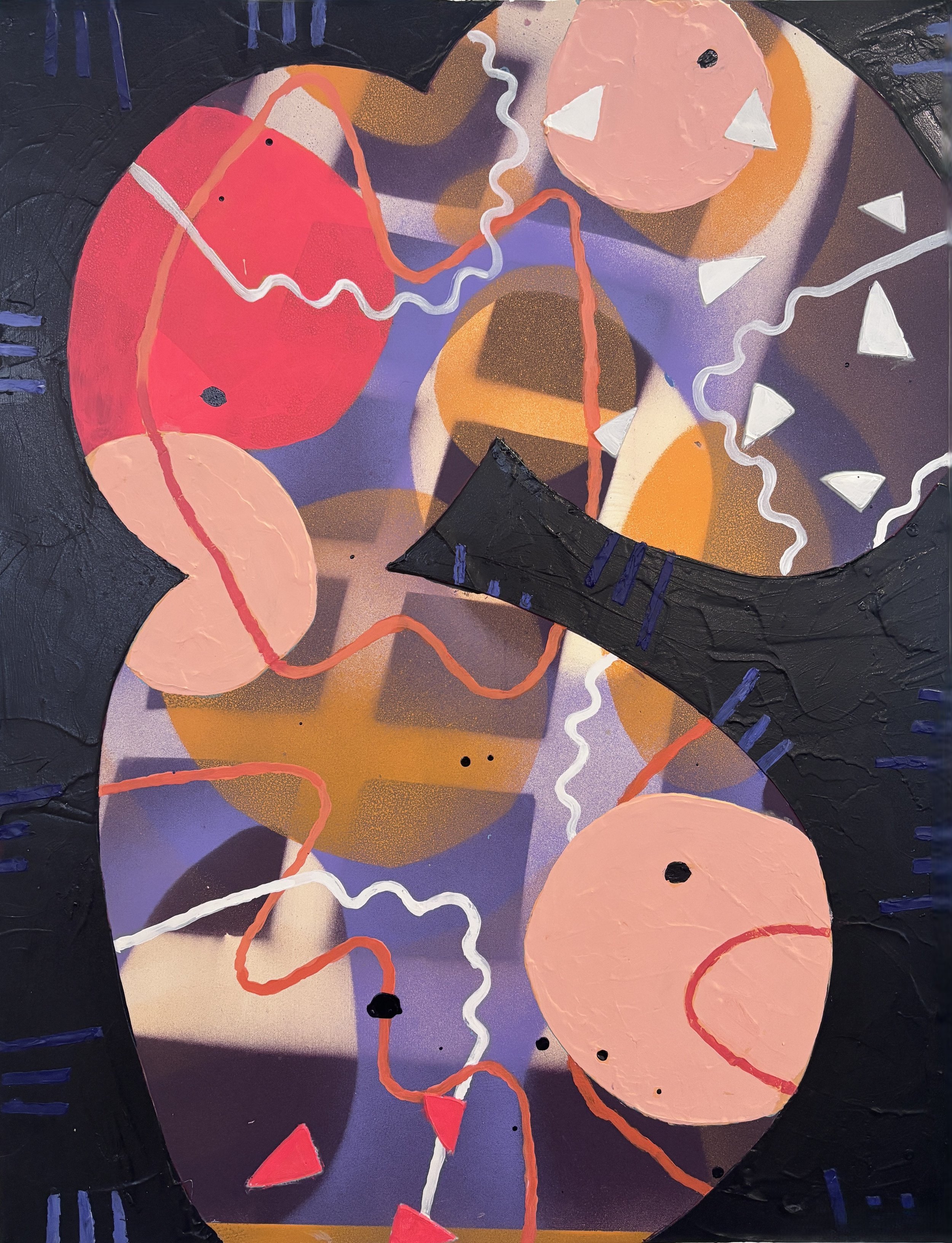 acrylic on yupo, 26" x 20"