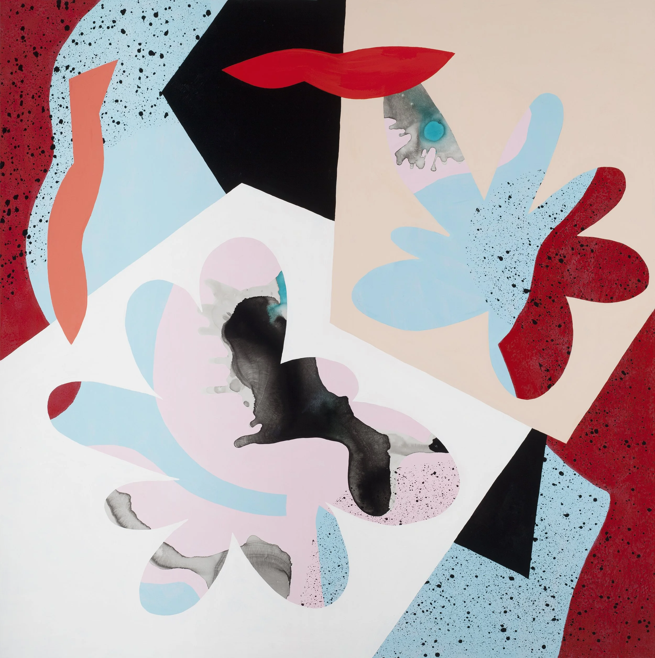 Debut, acrylic on Dibond, 48" x 48"