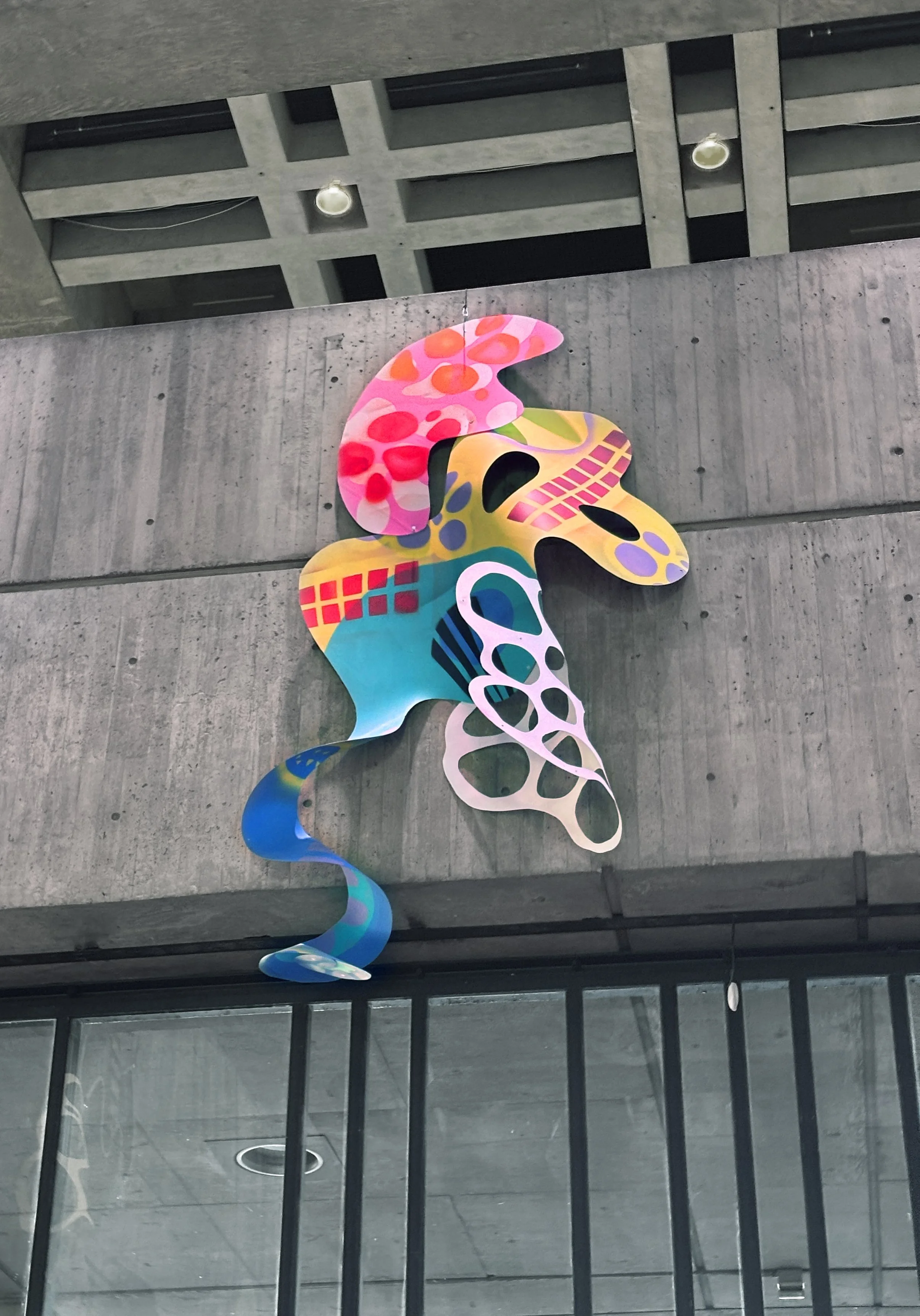 AirPlay, installation at Boston City Hall atrium gallery, acrylic on polystyrene, winter 2025-26