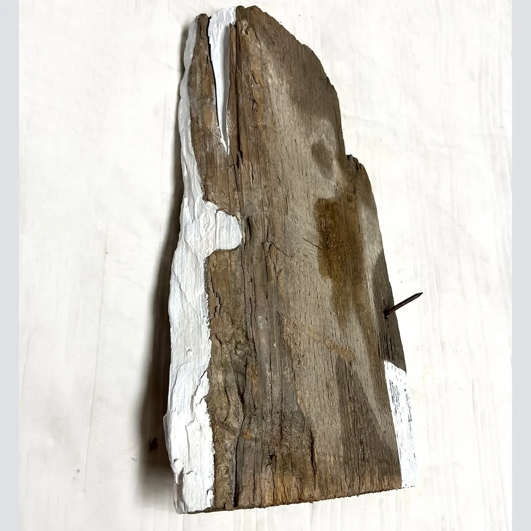 Why?
2026. 
acrylic and varnish on upcycled plank 

Why not? ;) :) 

.
.
.
#visualartist #votindora #hungarianartist #votindo #artinbudapest #budapesthungary #contemporary_art #lessismore #acrylicartwork #upcycledplank #sustainability #sustainableart