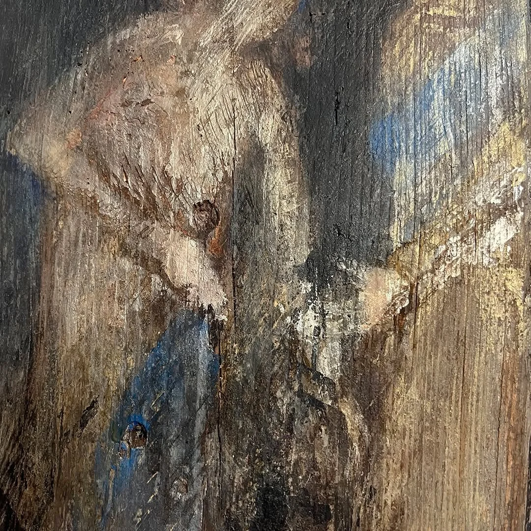 Starting this new year with finishing some older paintings of mine

acrylic on upcycled plank from construction site
.
.
.

#visualartist #votindora #hungarianartist #votindo #acrylicartwork #k&eacute;pzőműv&eacute;sz #budapesthungary #mixedmedia #up