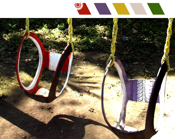 DIY: How to Make a Unique Tire Swing — Live Colorful