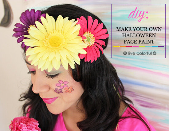 Como Hacer tu Propia Pintura Para la Cara este Halloween — Live Colorful Como Hacer tu Propia Pintura Para la Cara este Halloween — Live Colorful