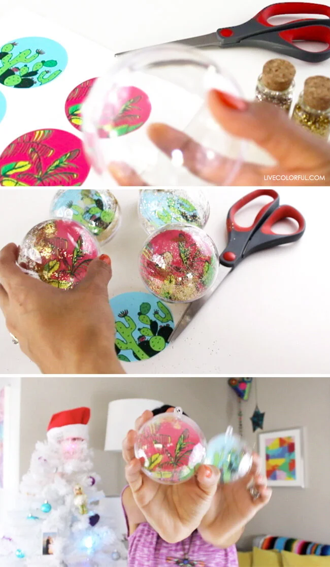 Ornamentos Navideños Tropicales | Sand Globes (VIDEO)