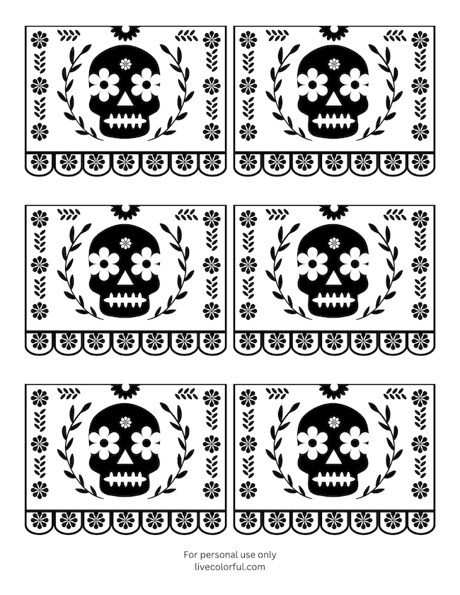 Free Printable: Mini Papel Picado — Live Colorful