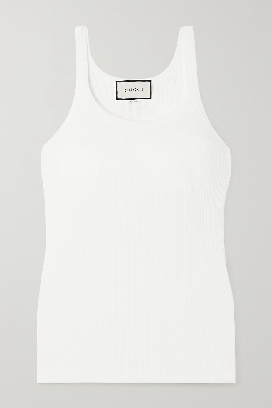 White+Appliquéd+ribbed+cotton-jersey+tank+_+Gucci.png