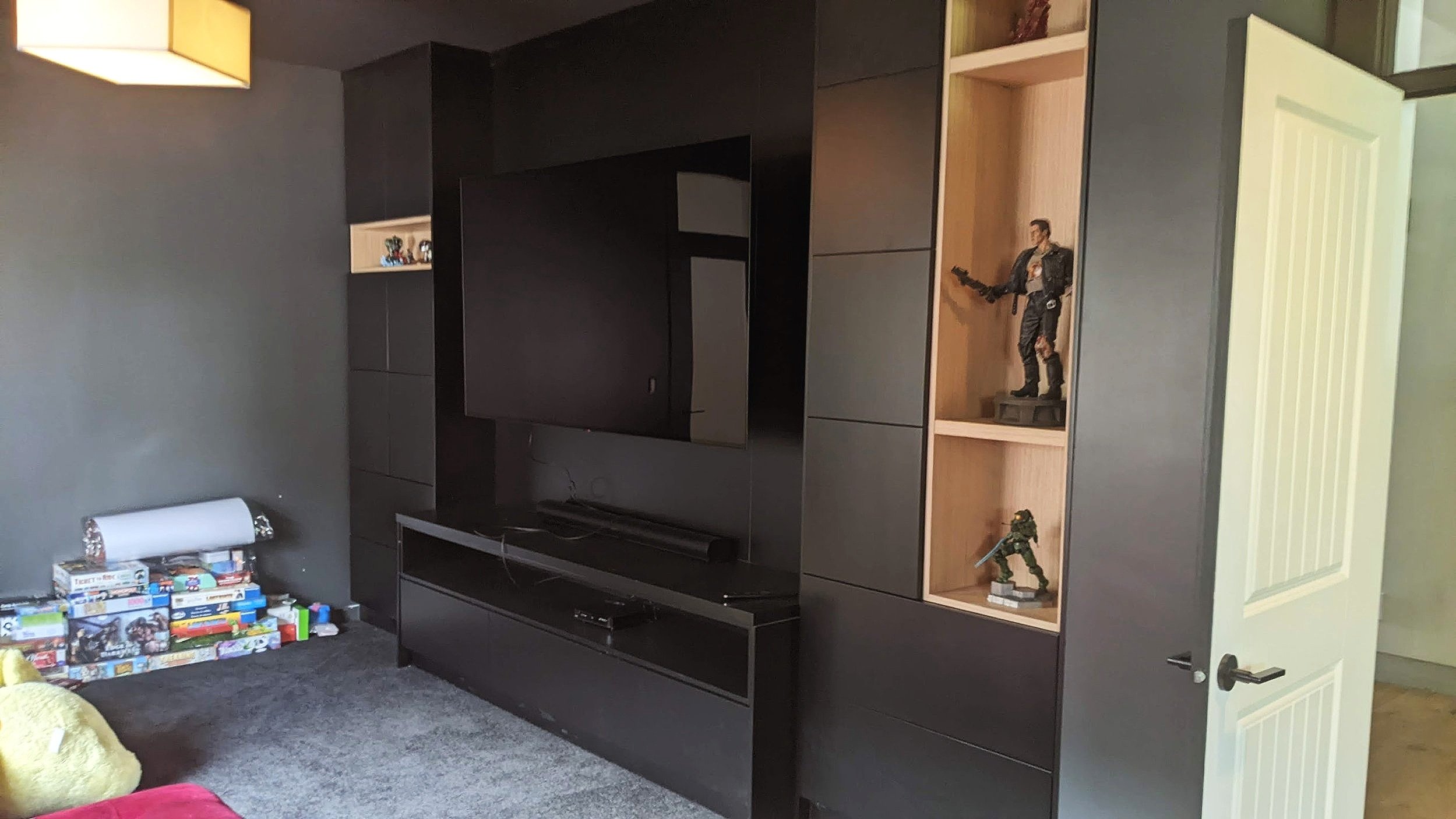 TV Room in Progress
