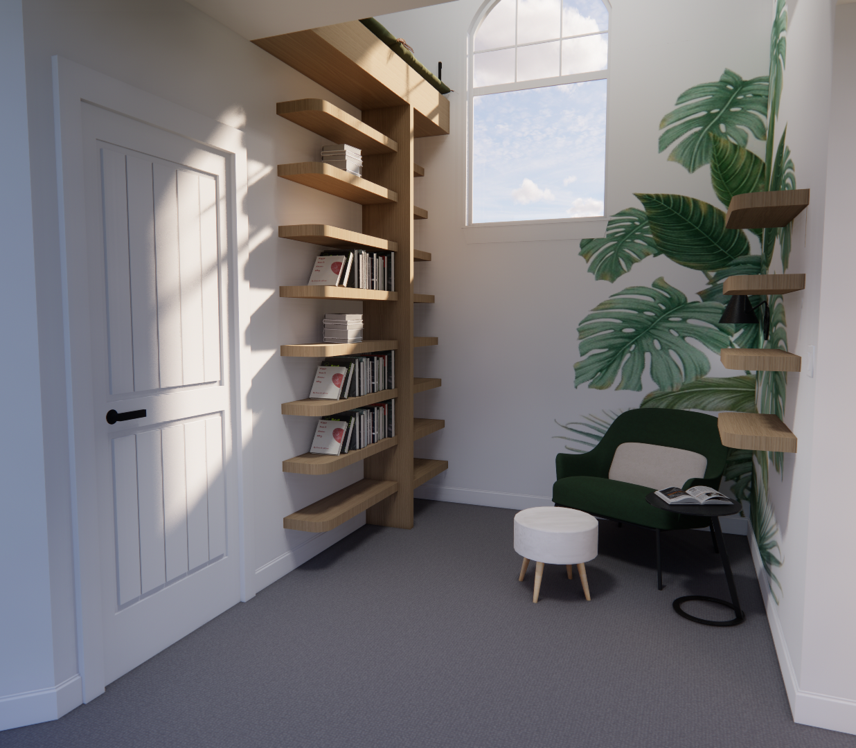 Upstairs Landing Rendering