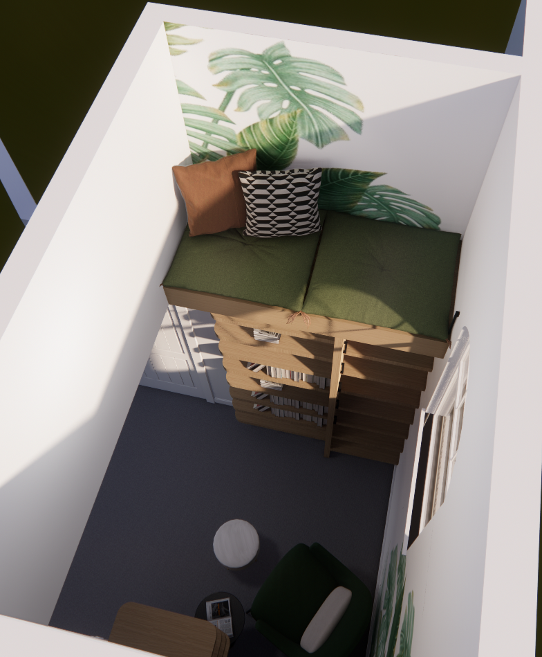 Upstairs Landing Rendering