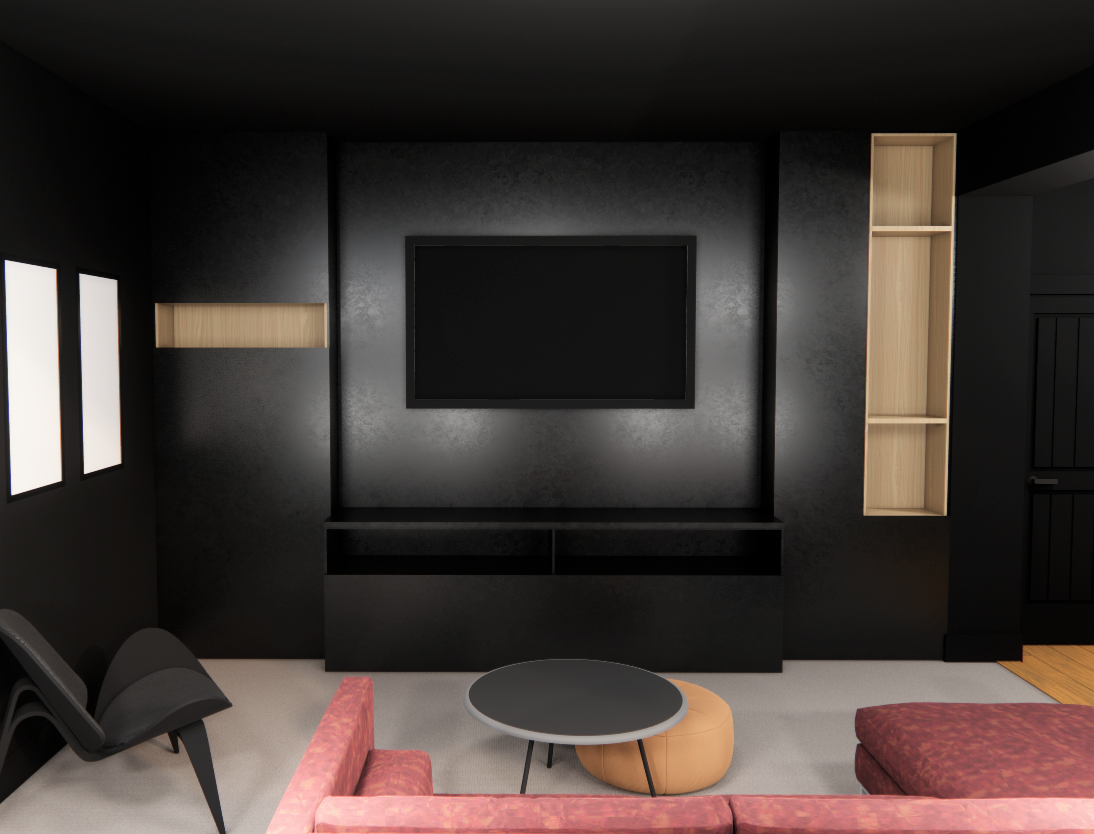 TV Room Rendering