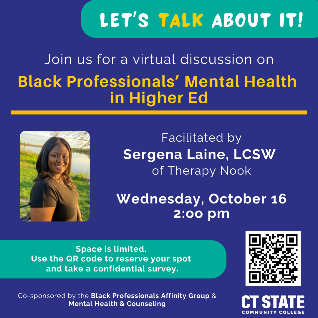 Mental Health for Black Professionals in Higher Education