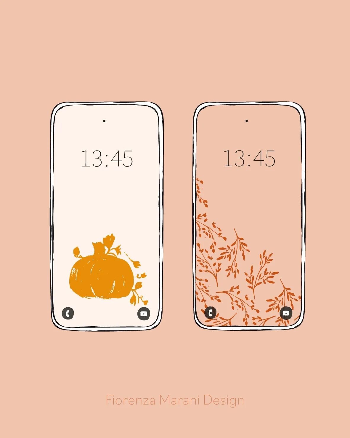 New on  Etsy: a set of 9 wallpapers for Autumn plus a surprise included in the package.
Today, afyer a long time, I added a new listing to my Etsy shop with a new digital product:) 
Halloween - Autumn wallpapers for your phone🍁😊

Link in bio to Ets