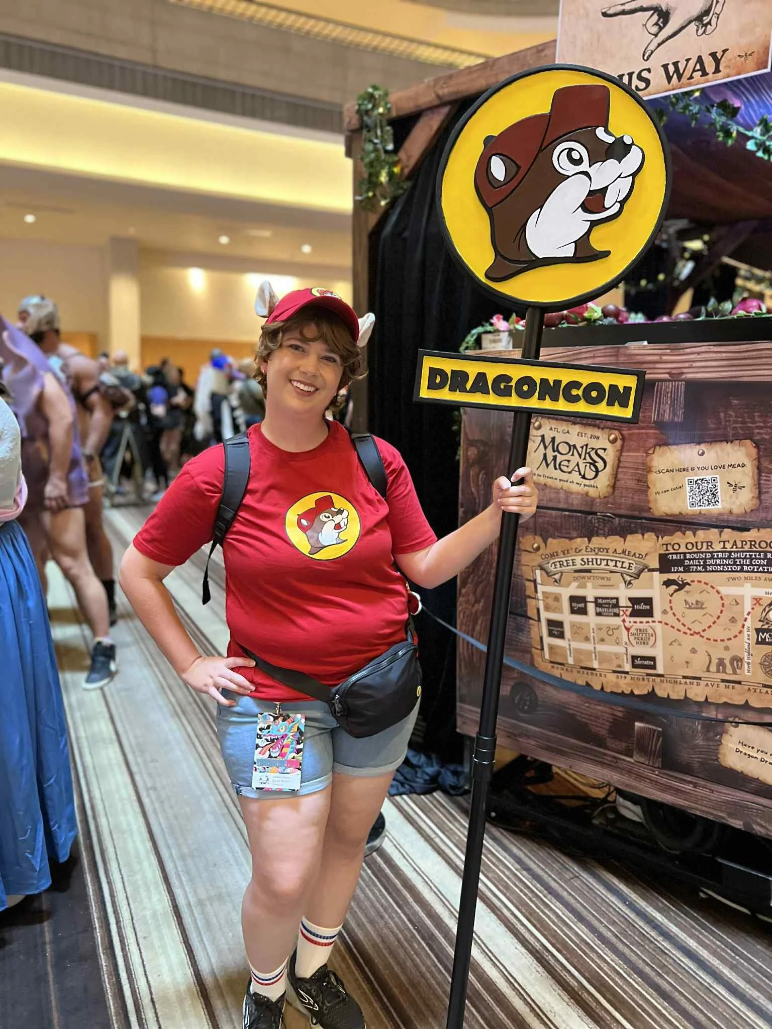 Easy DIY Bucee Beaver Costume