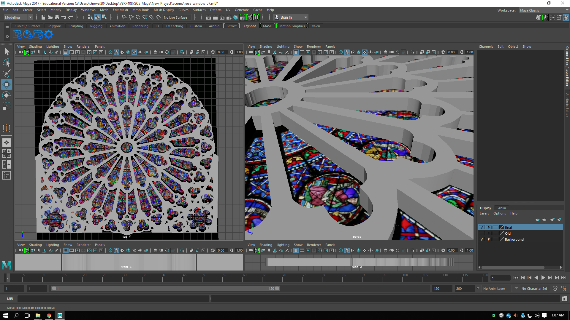 Rose Window Modeling