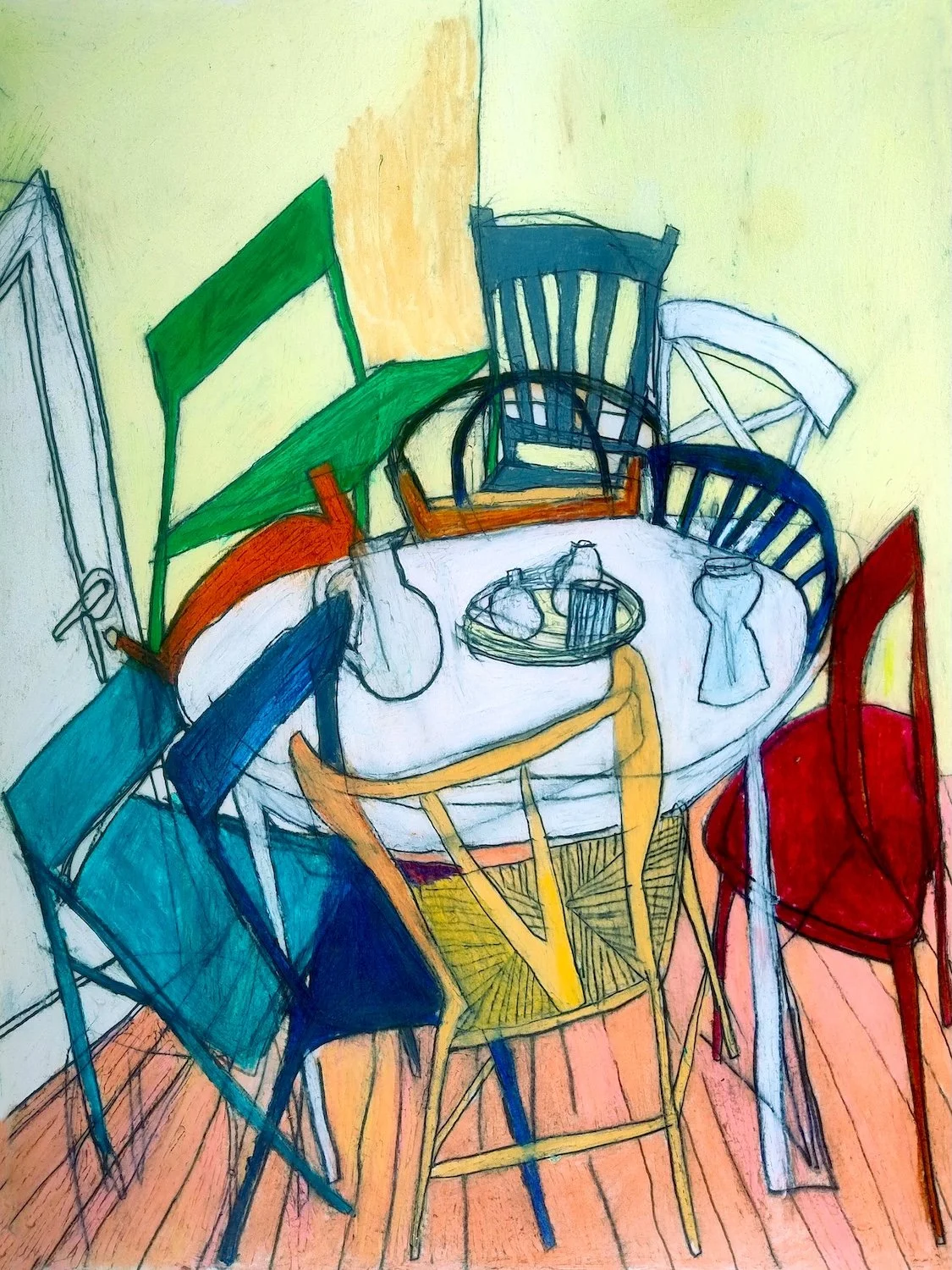 Chairs around the table