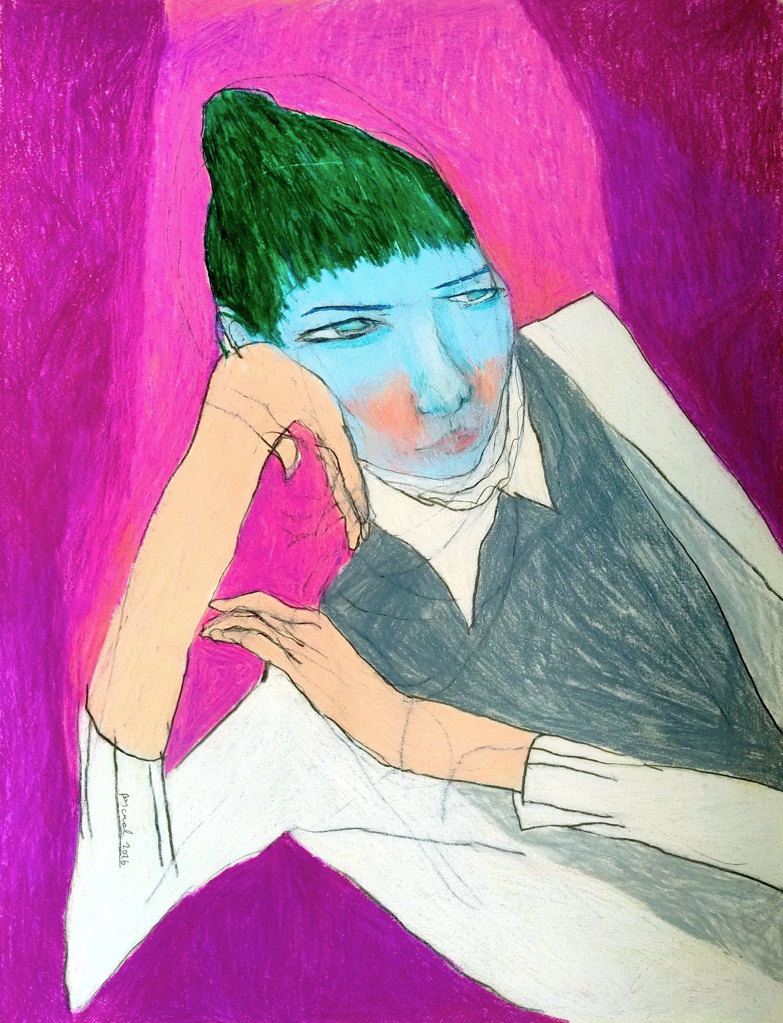 Portrait with blouse