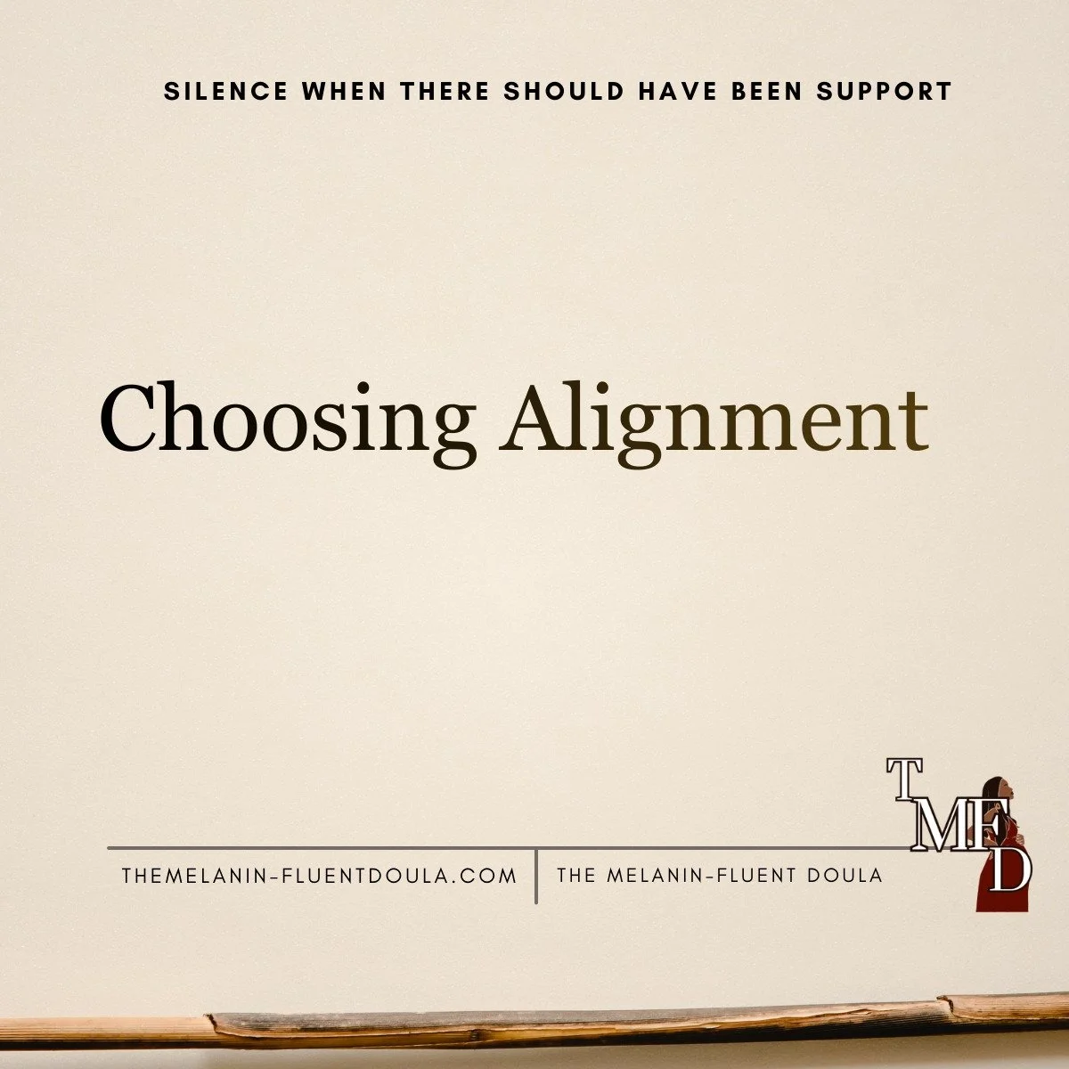 Silence When There Should Have Been Support &mdash; Day 7

Leaving misalignment is not failure.

It is recognition.

You can respect the work.
Value the mission.
Appreciate the opportunity.

And still know the environment is not sustainable for who y