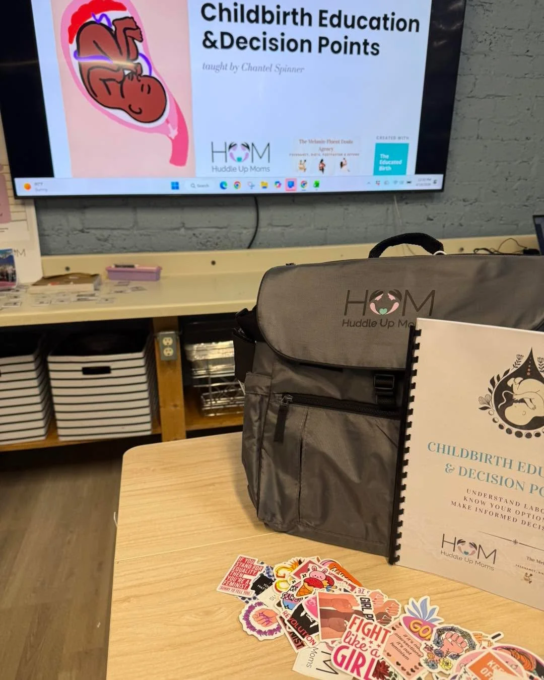 Yesterday, I had the pleasure of teaching Birth Basics + Decision Points with Huddle Up Moms 🖤

It was an honor to sit with expecting parents, whether they were preparing for birth for the first time or adding another chapter to their parenting jour