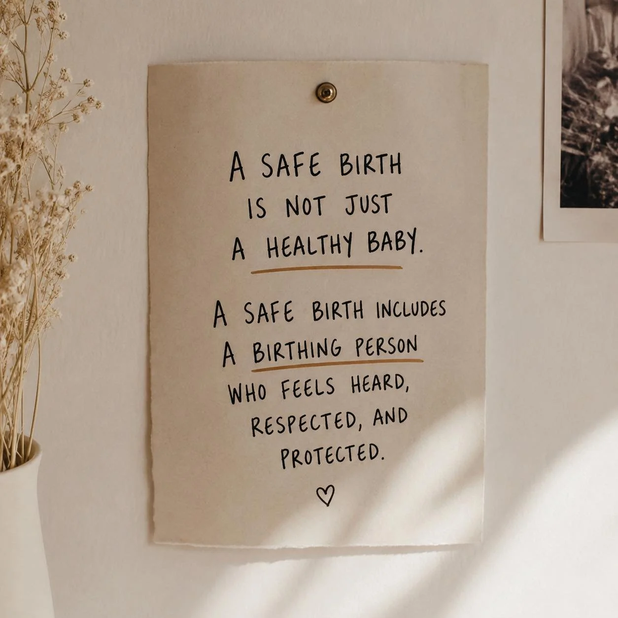 A safe birth is more than survival.

It is being heard.
It is being respected.
It is being protected.

Every birthing person deserves care that honors their voice, their body, and their humanity. 🤎

#birthwork #birthjustice #maternalhealth #blackmat