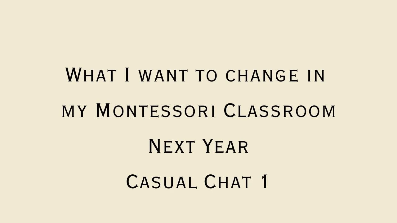 What I want to change for next school year (casual chat 1)