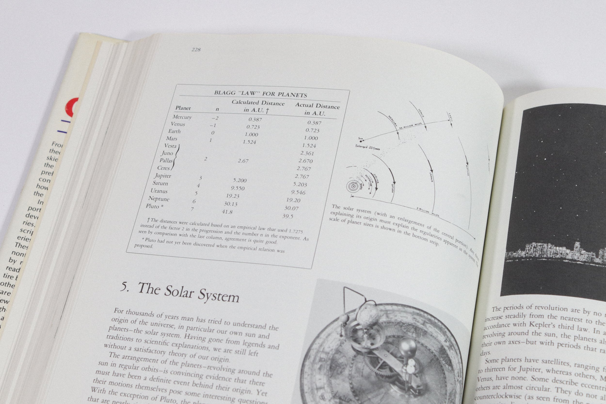 Vintage hardcover copy of Man & The Cosmos by Gerald Tauber.
