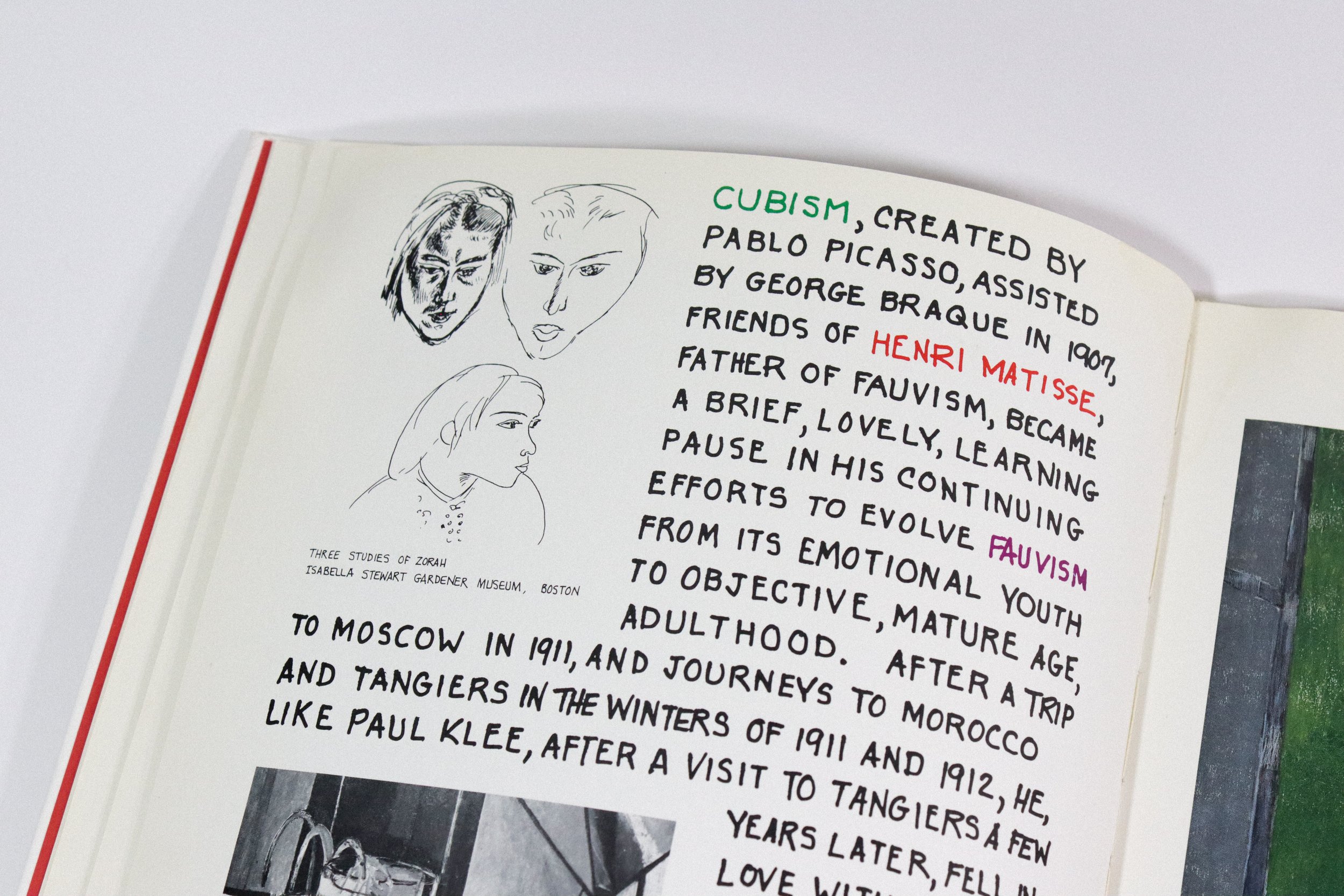 Vintage hardcover copy of Henri Matisse: Art for Children by Ernest Raboff. Published in 1988 by Trophy Press. 32 pages.