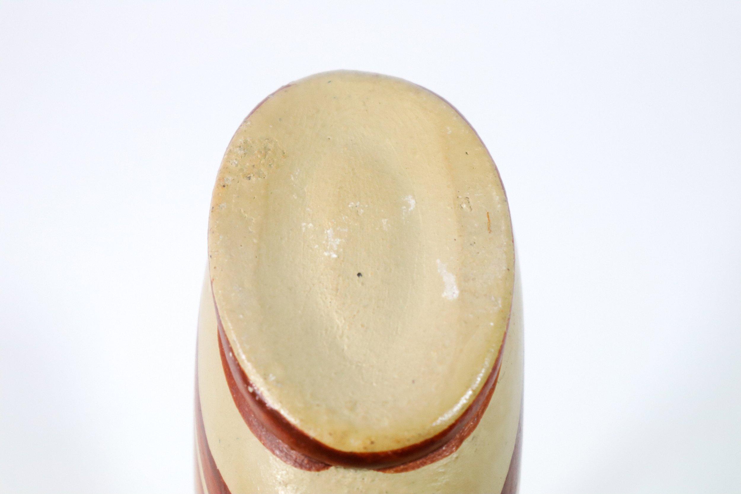 Vintage Mexican Tlaquepaque Tonala pottery jug.