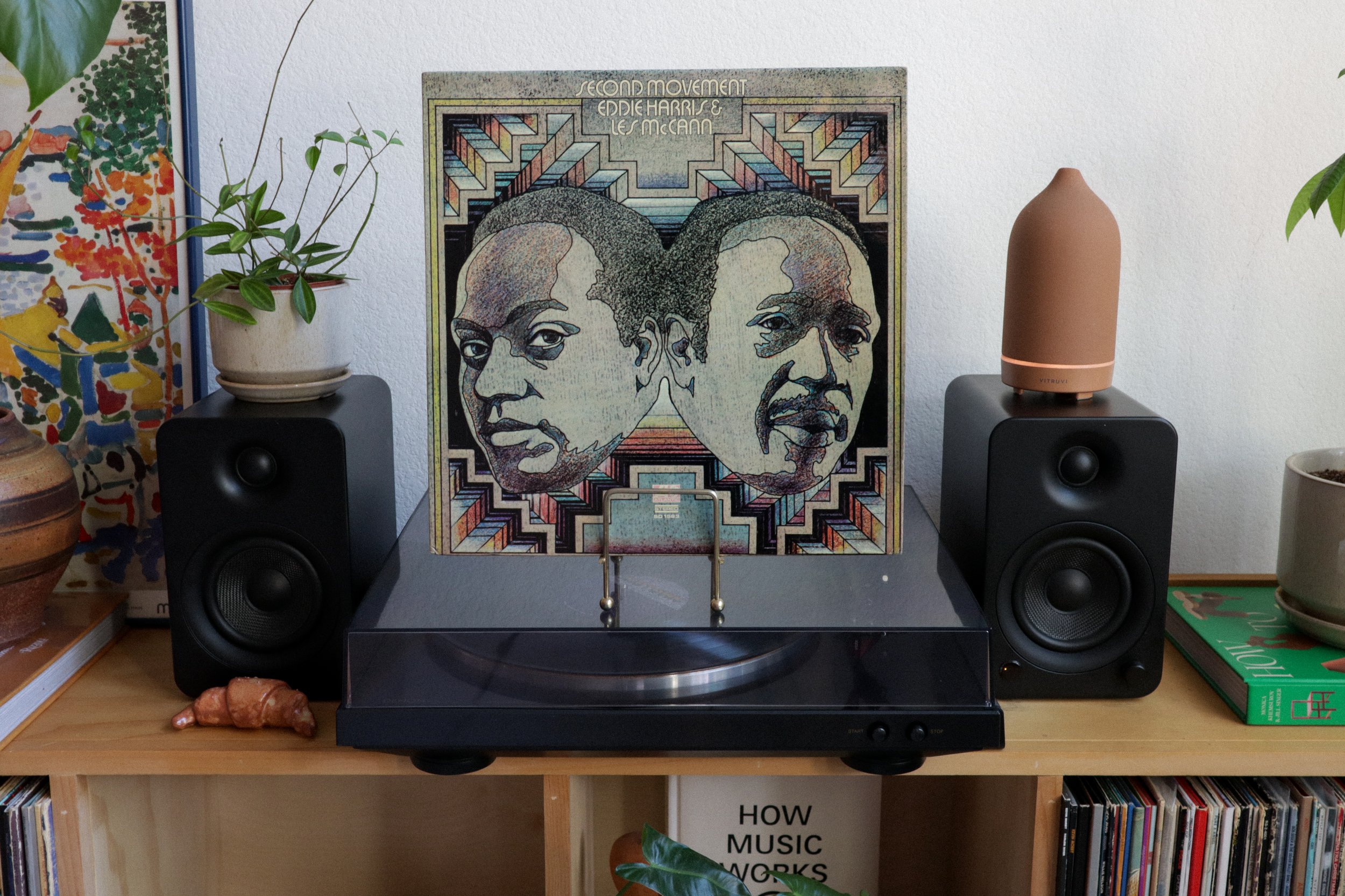 Vintage vinyl pressing of Second Movement by Eddie Harris & Les McCann. Released in 1971 by Atlantic Recording Corporation.