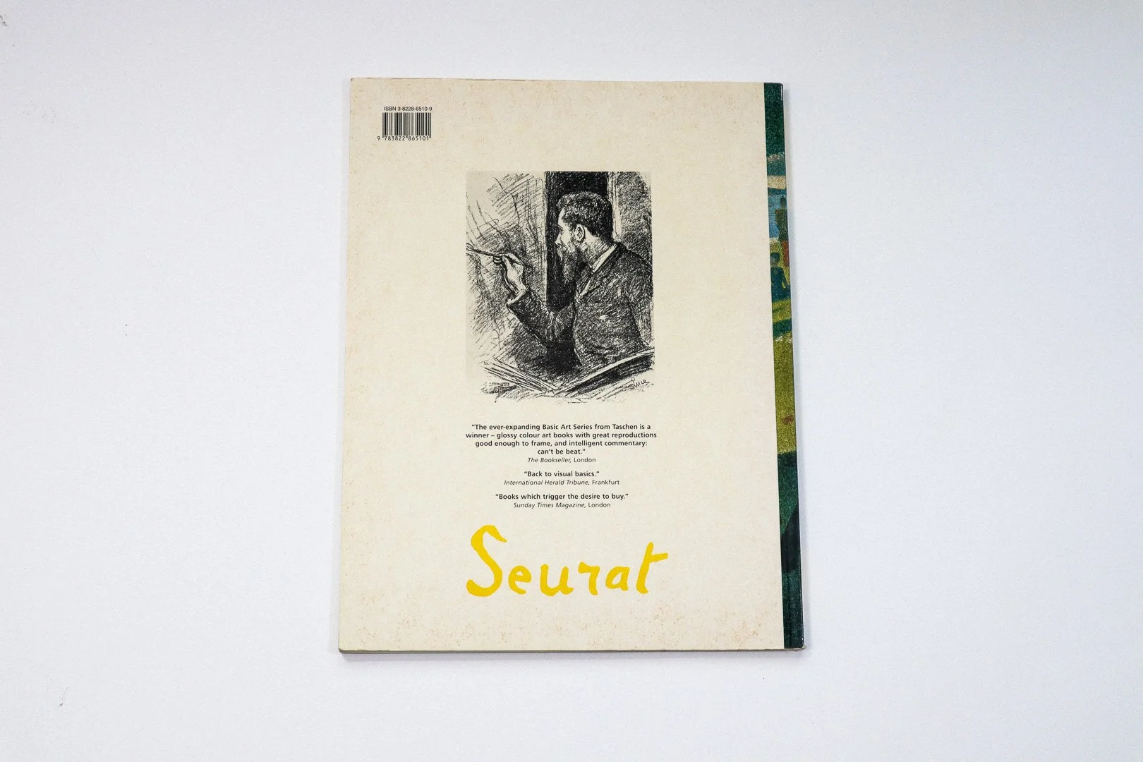 Vintage softcover copy of Taschen Book's Georges Seurat by Hajo Düchting. Published in 1999 by Benedikt Taschen