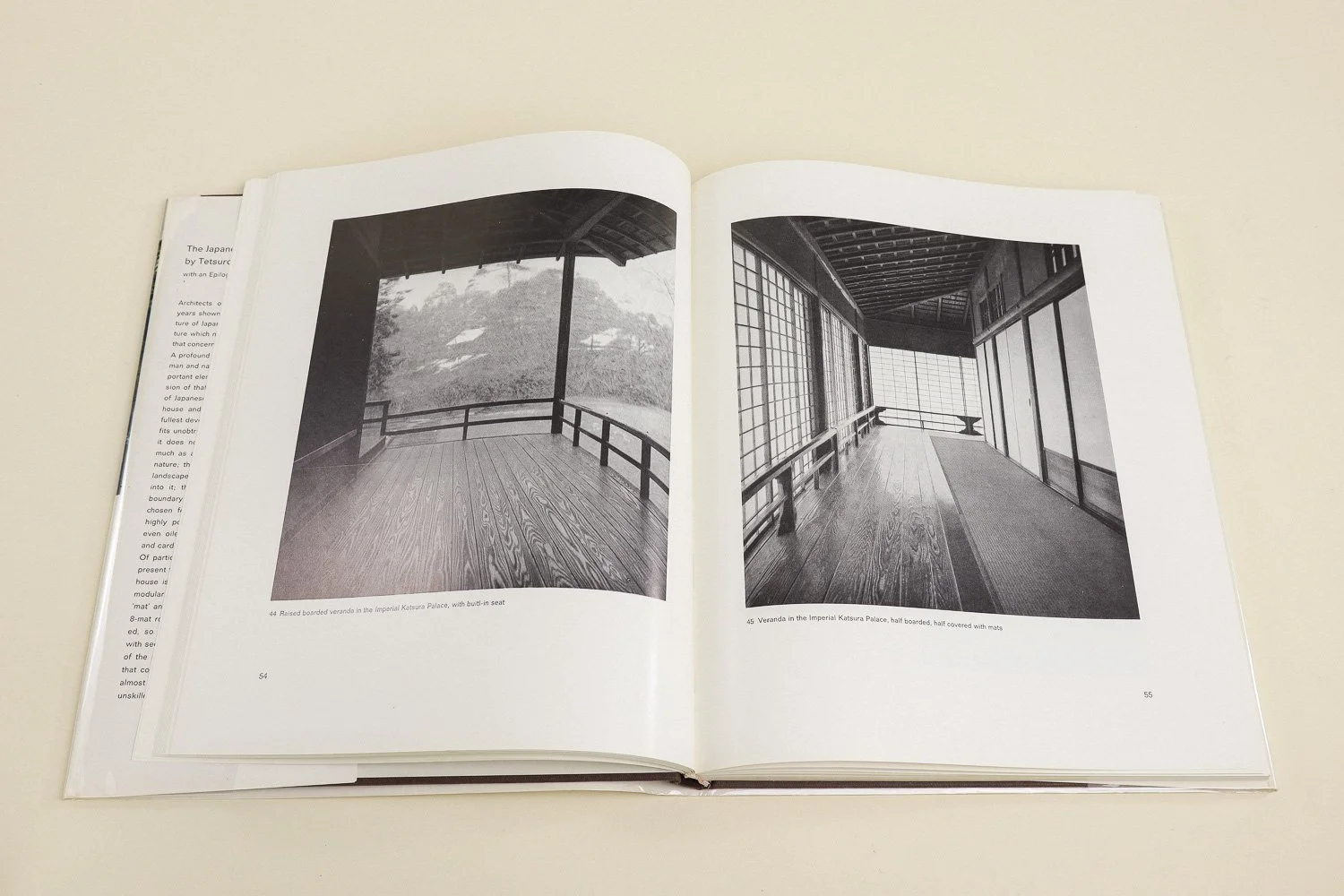 Vintage hardcover copy of The Japanese House and Garden by Tetsuro Yoshida. First published in 1955 by Praeger Publishers, this is the revised edition from 1969.