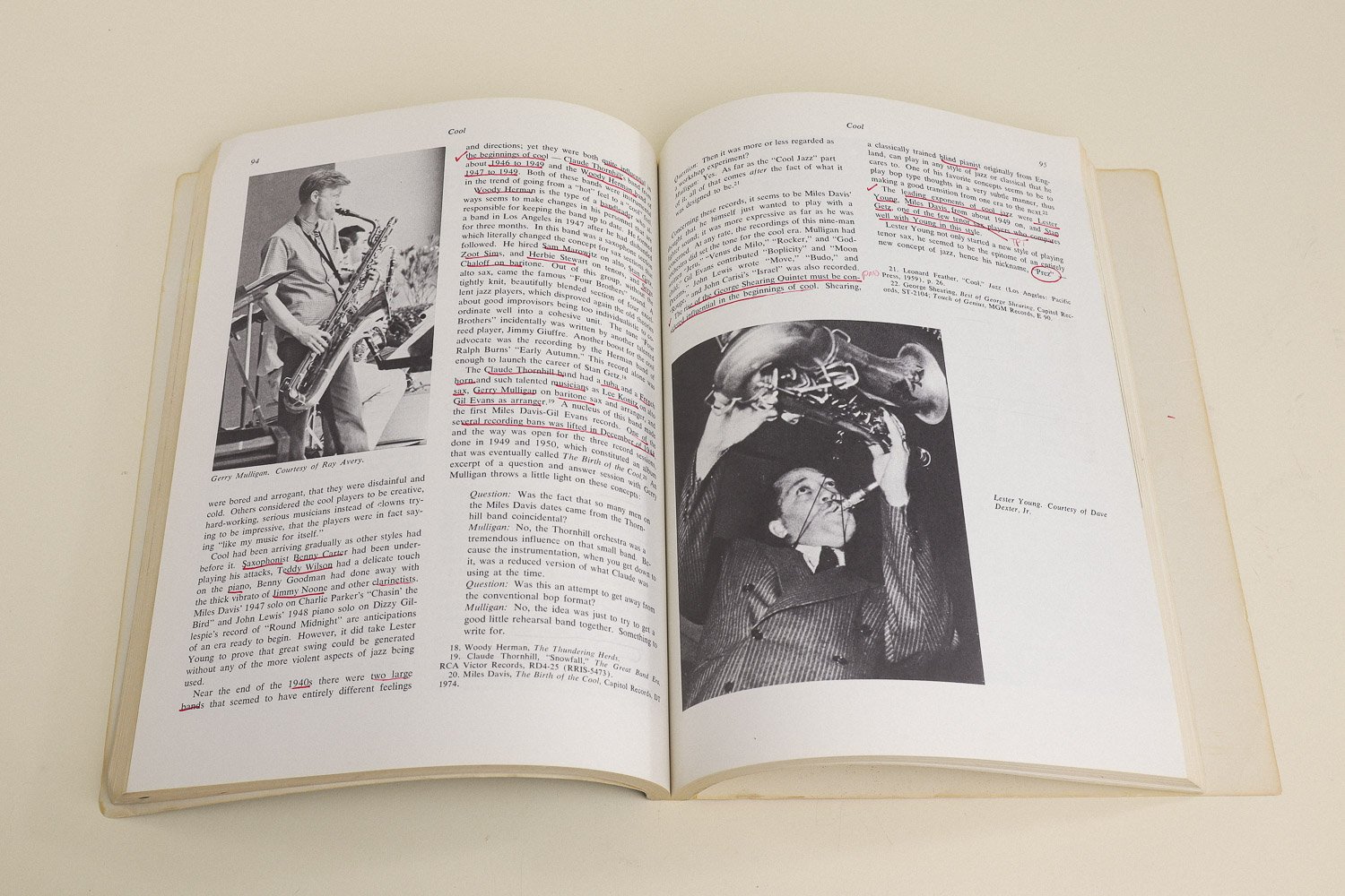 Vintage softcover copy of A Study of Jazz, Second Edition by Paul O.W. Tanner and Maurice Gerow.